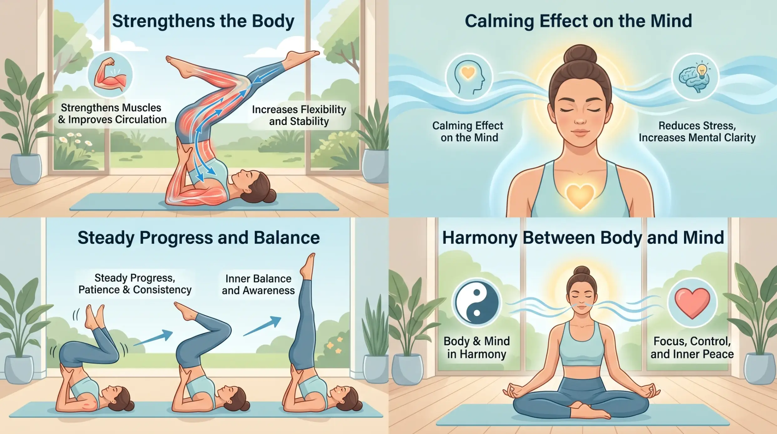 Shoulder Stand Benefits, Steps and Safety Guide | Yoga Points