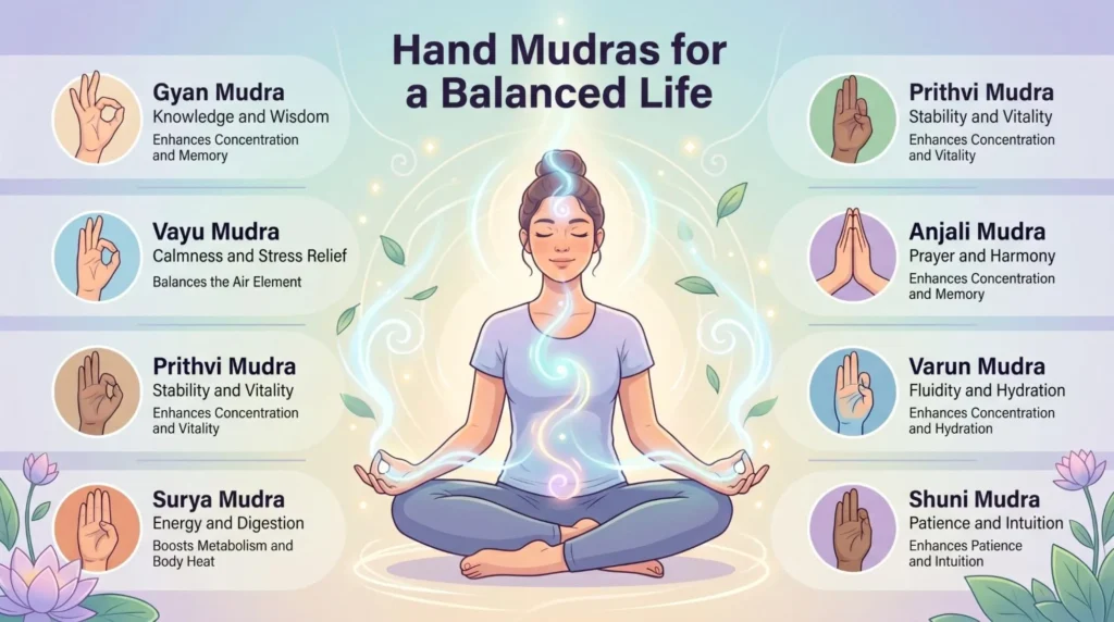 Hand Mudras Guide: Benefits, Uses & Healing | Yoga Points