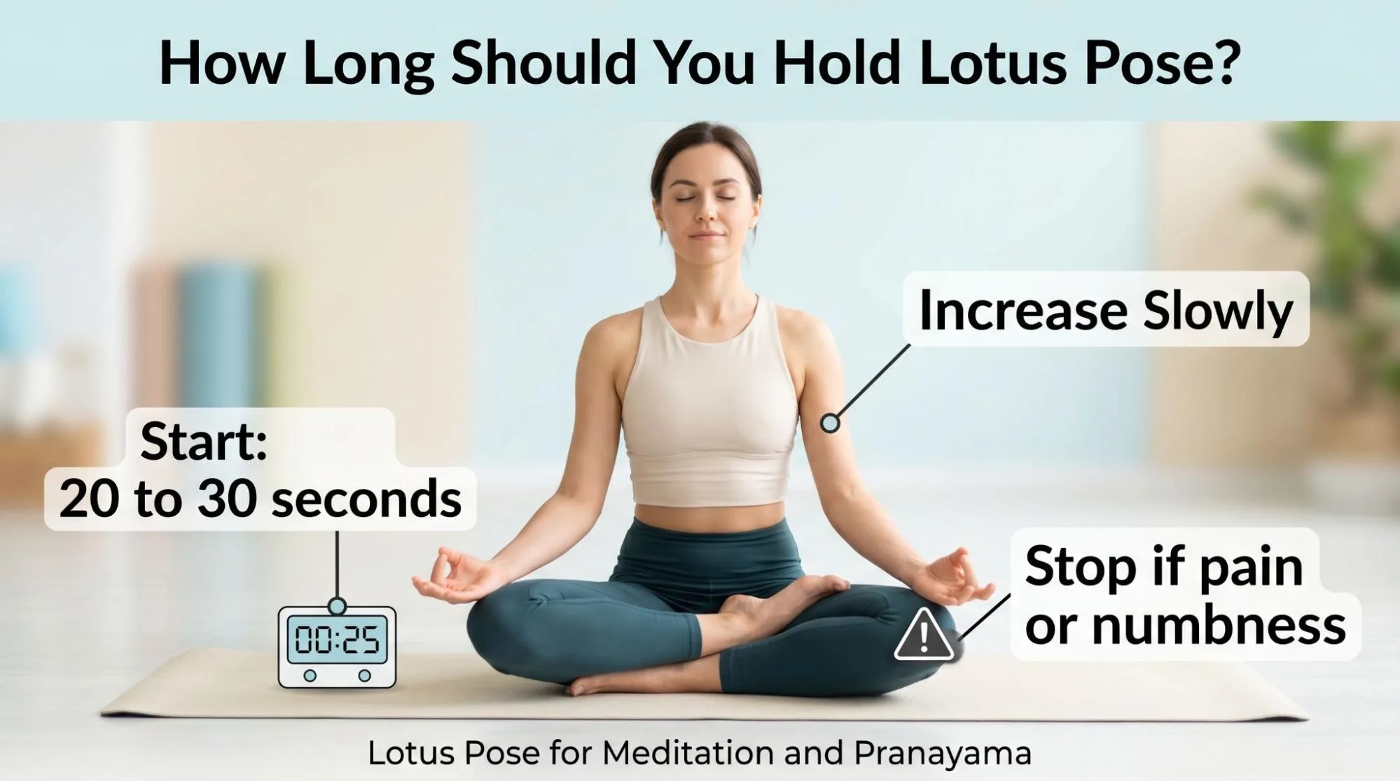 Lotus Pose (Padmasana): Benefits, Steps, and Safety Tips