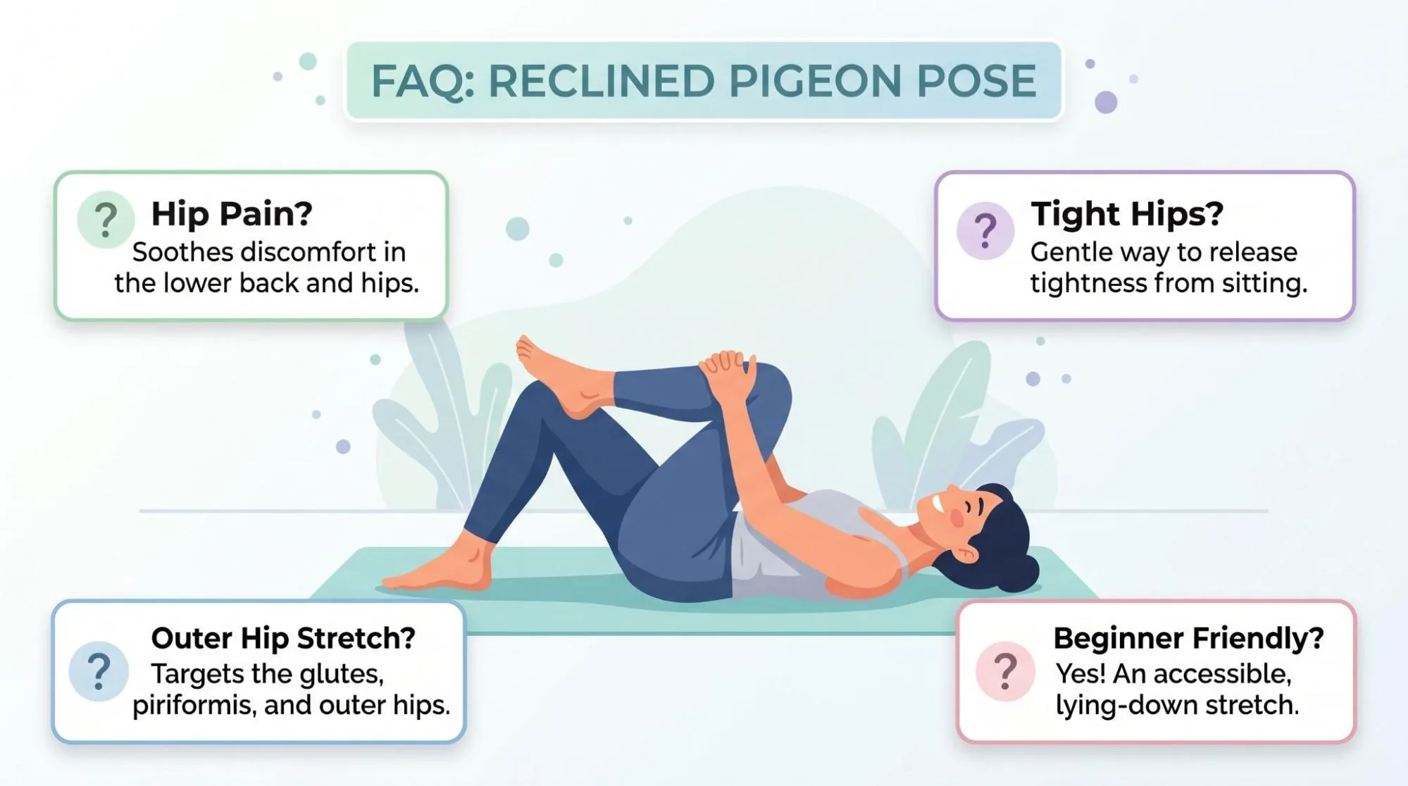 7 Powerful Benefits of Reclined Pigeon Pose for Hip Pain