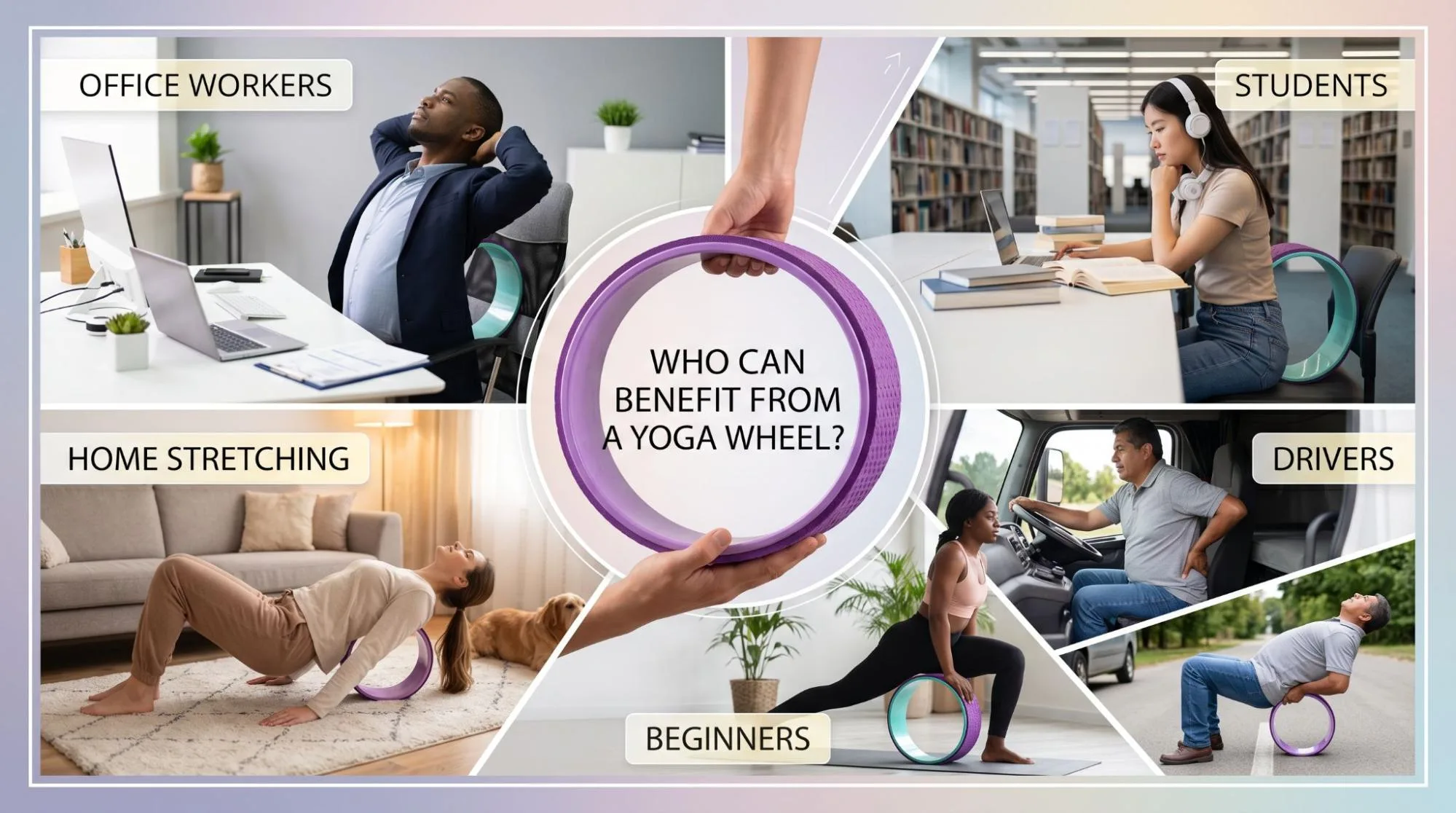 yoga wheel benefits for back pain
