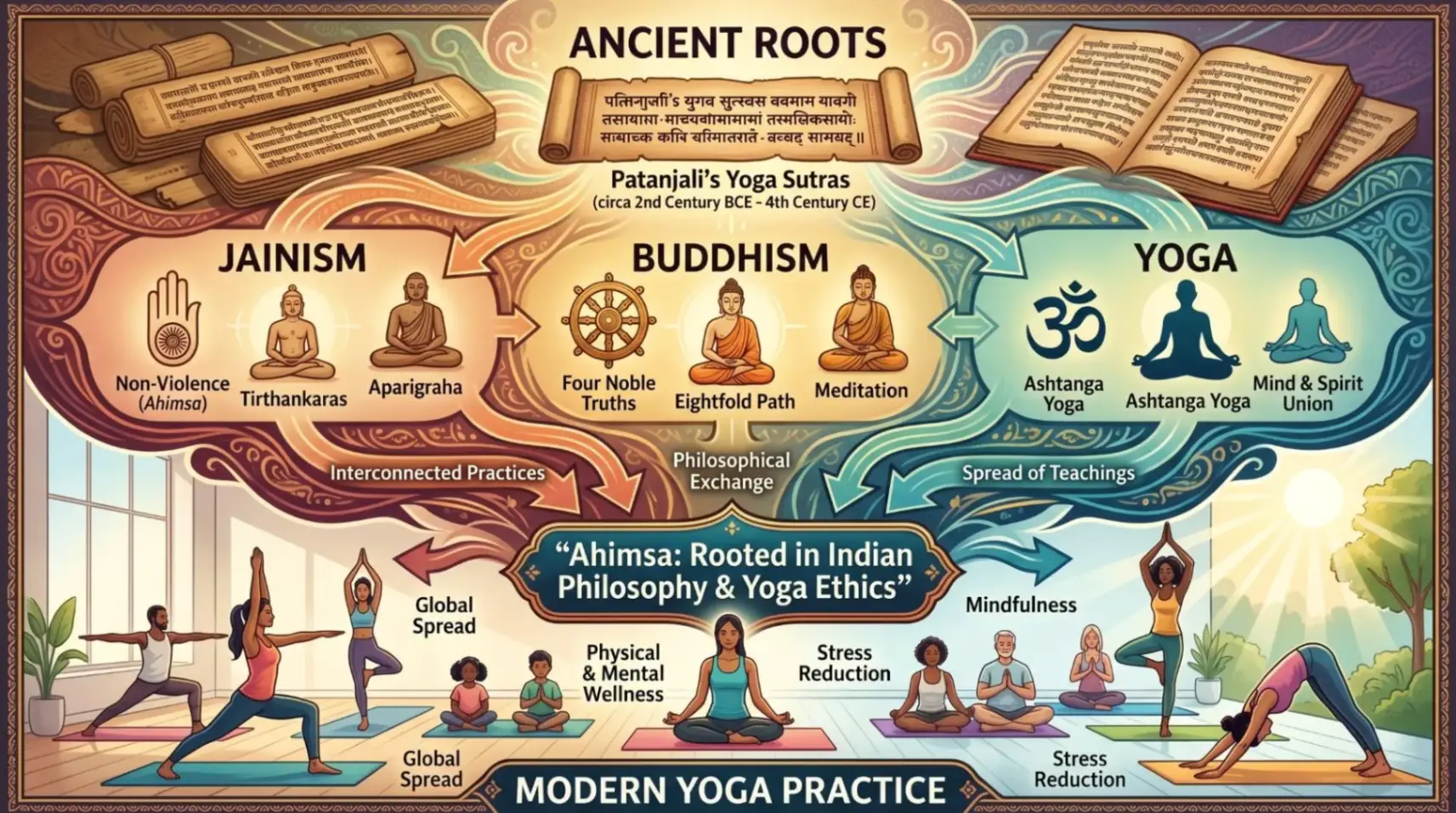 What is ahimsa in yoga non-violence and inner peace guide