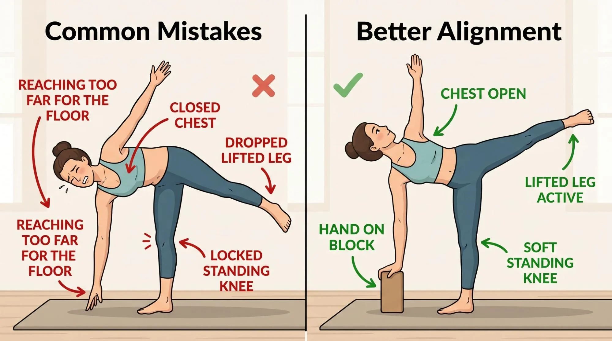 7 Half Moon Pose Benefits for Beginners: Easy Guide