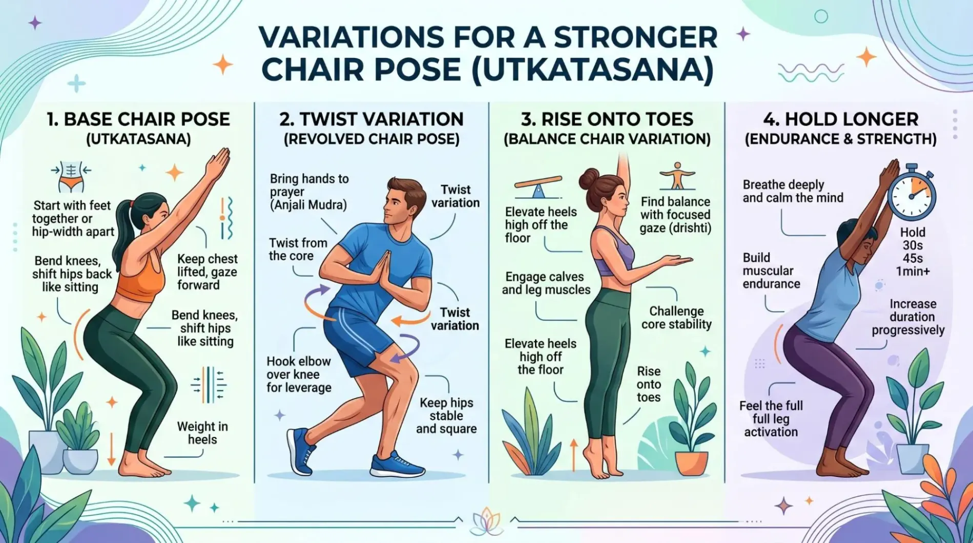 Chair Pose Utkatasana Benefits: 7 Powerful Steps