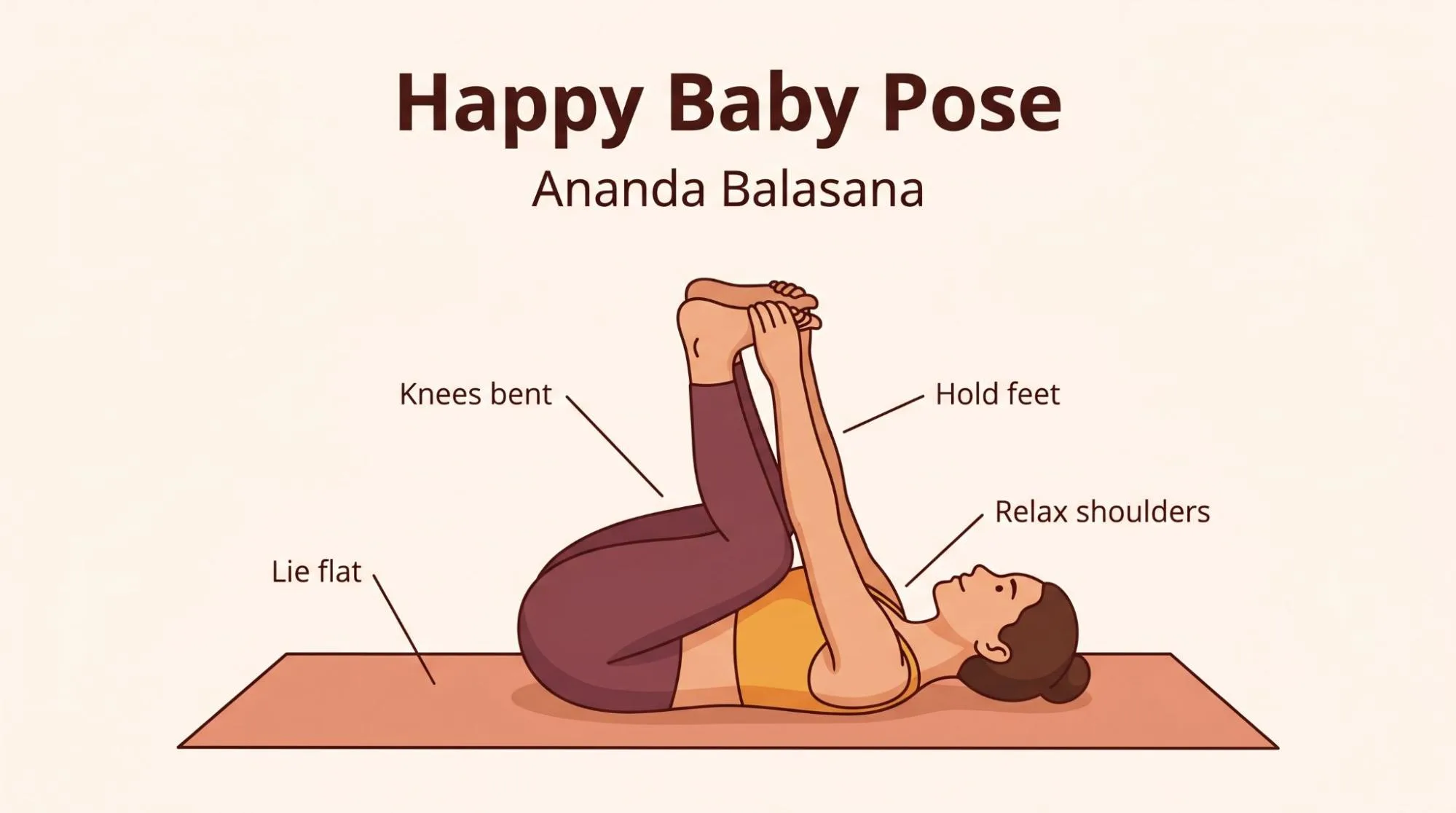 7 Happy Baby Pose Yoga Benefits for Beginners