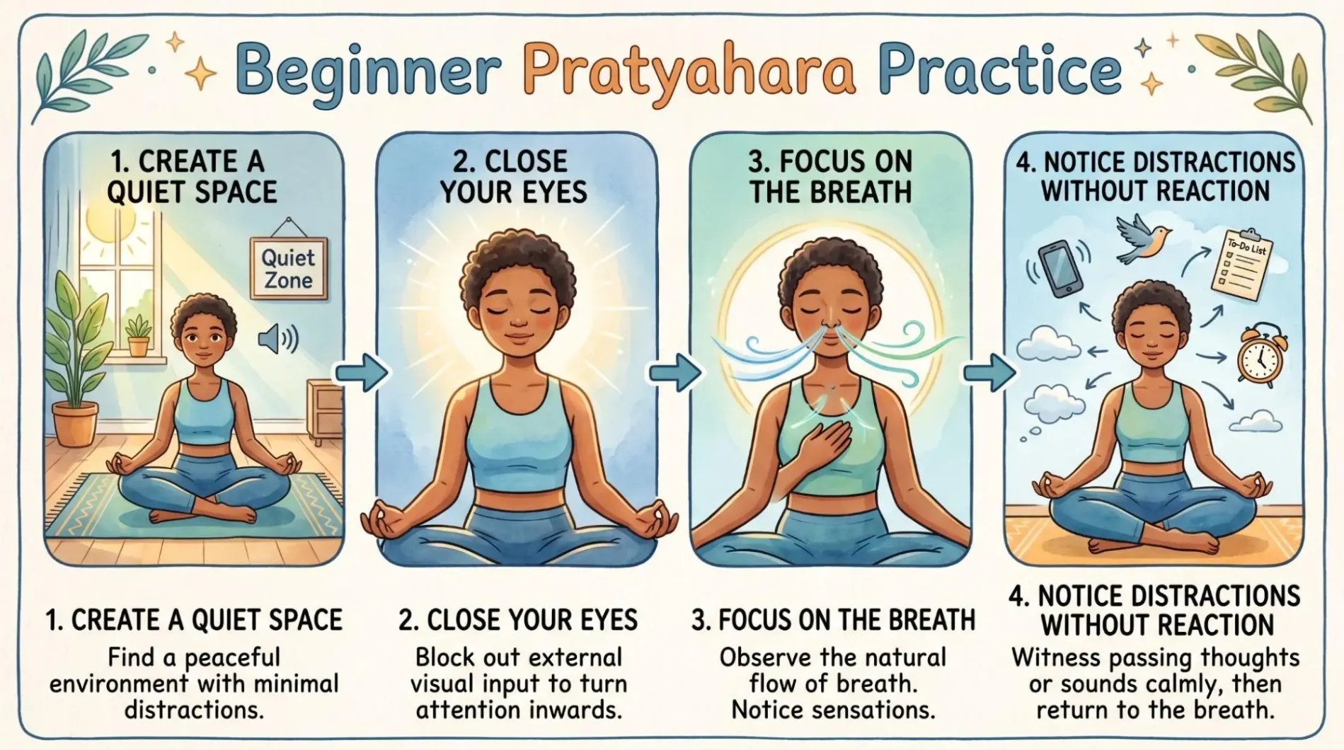 Pratyahara Yoga Meaning and Practice: 5 Helpful Ways to Begin