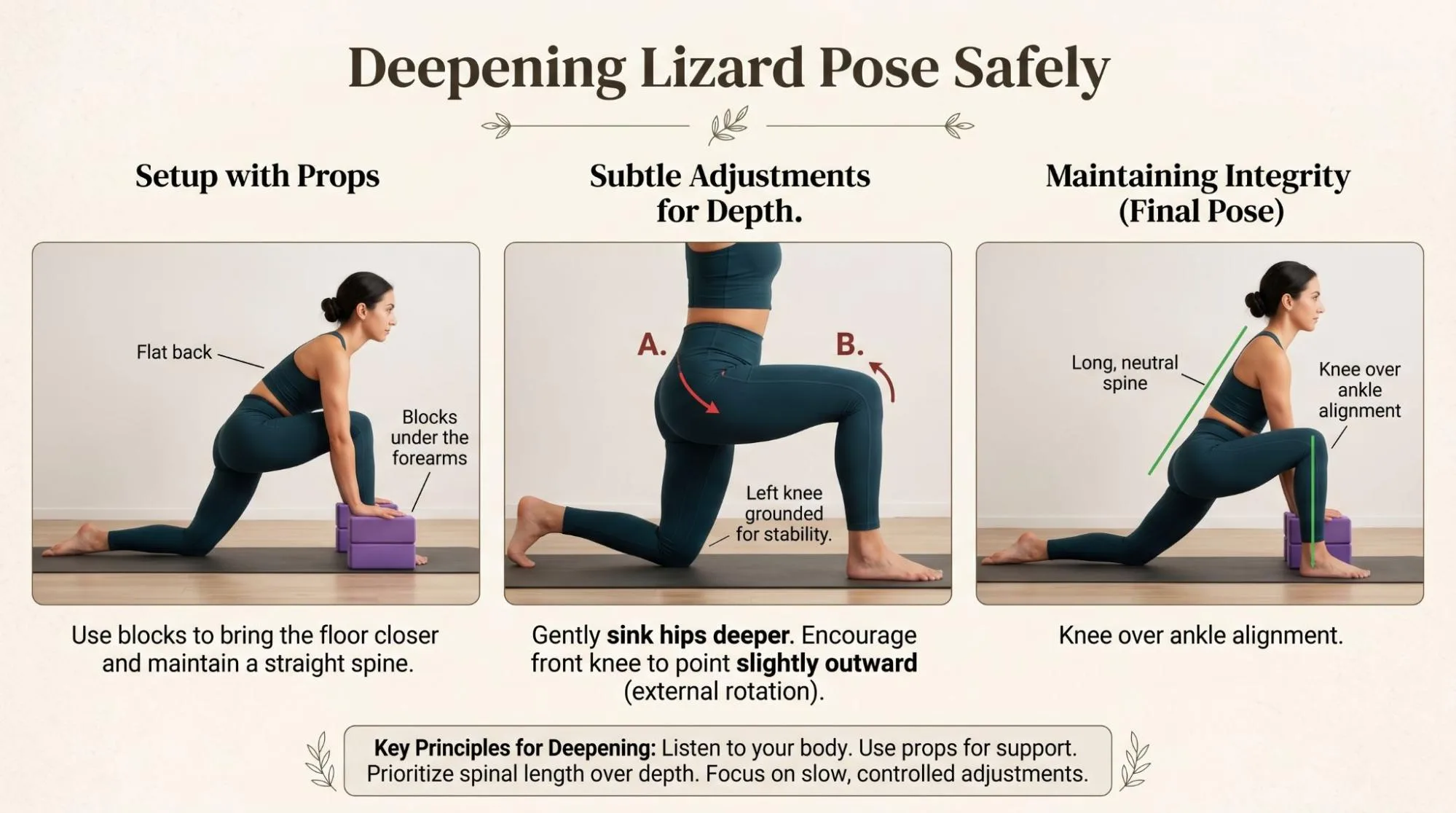 7 Powerful Lizard Pose Yoga Benefits for Flexibility