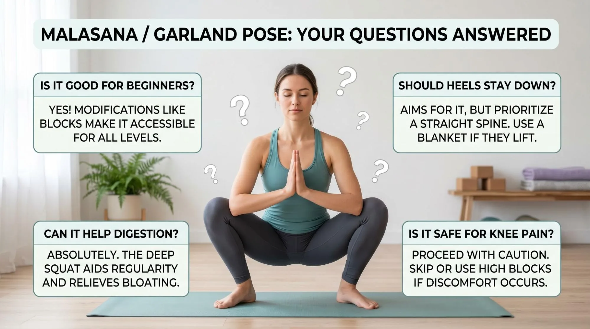 Garland Pose Malasana Benefits Beginners: 7 Powerful Tips