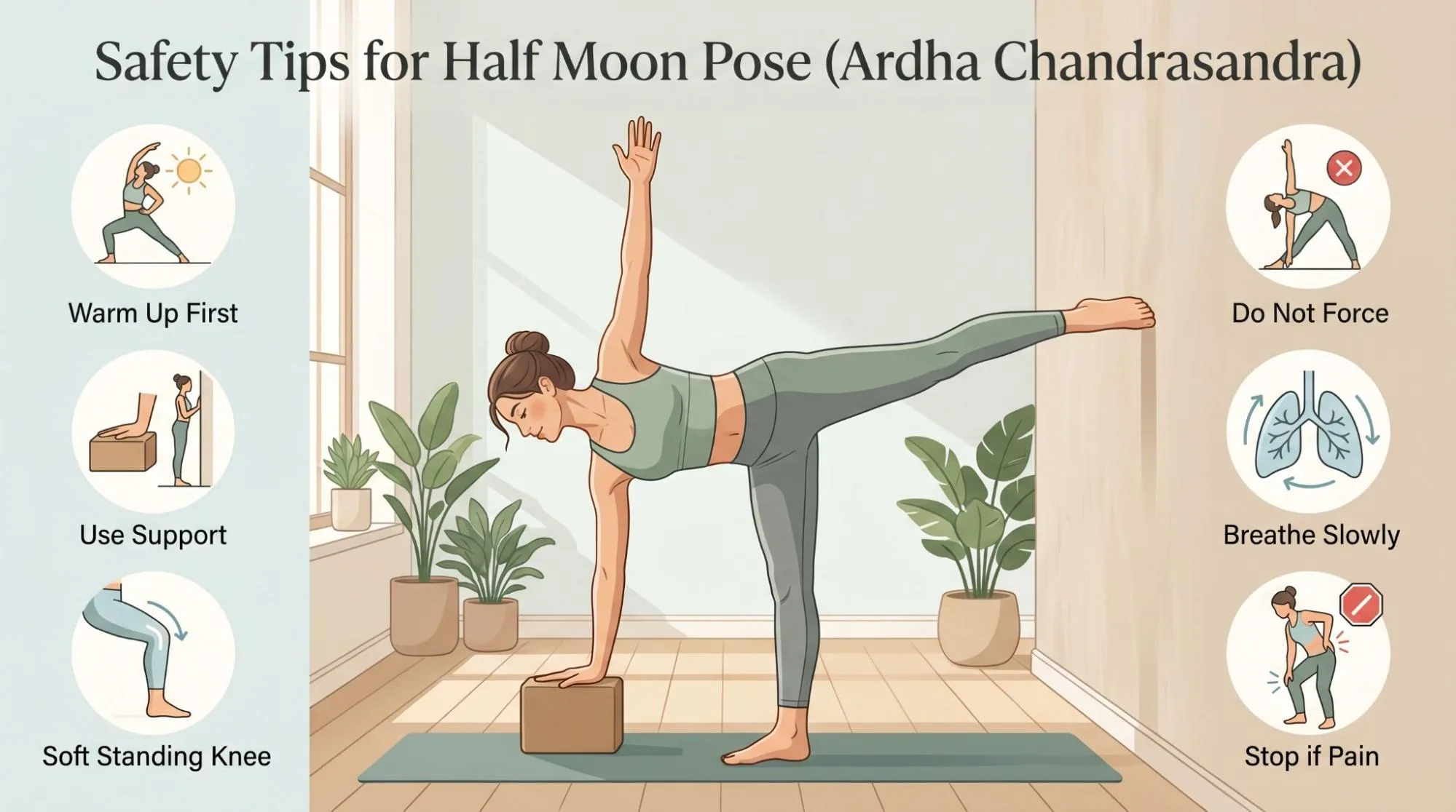 7 Half Moon Pose Benefits for Beginners: Easy Guide