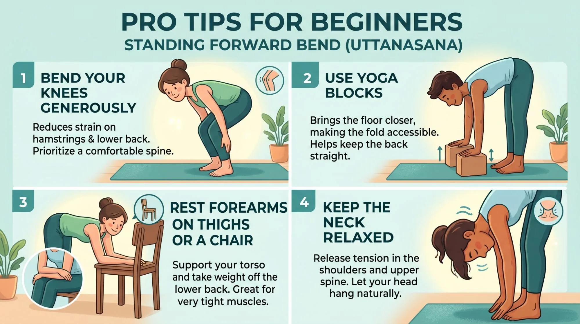 7 Powerful Standing Forward Bend Uttanasana Benefits