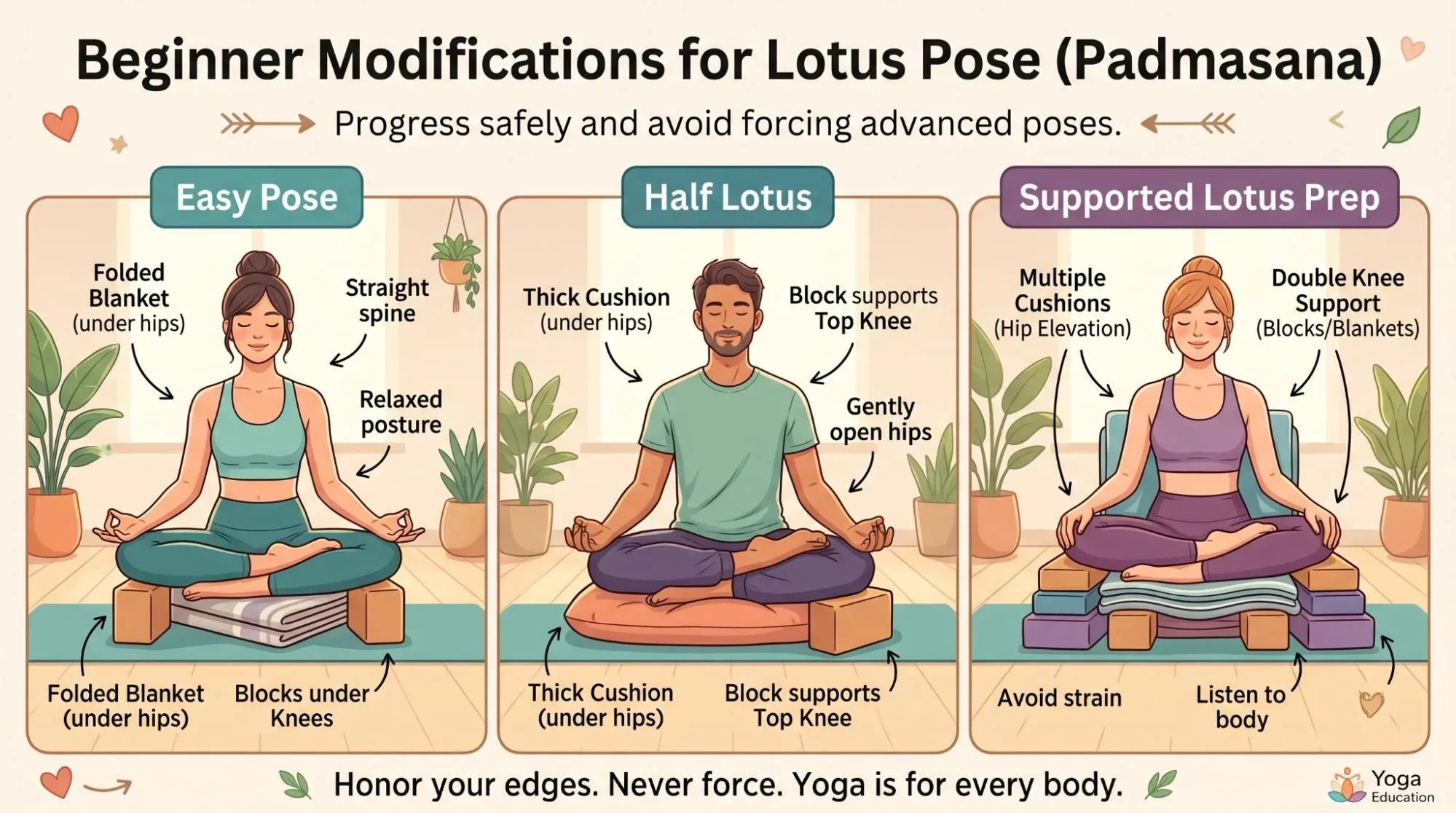 Lotus Pose (Padmasana): Benefits, Steps, and Safety Tips