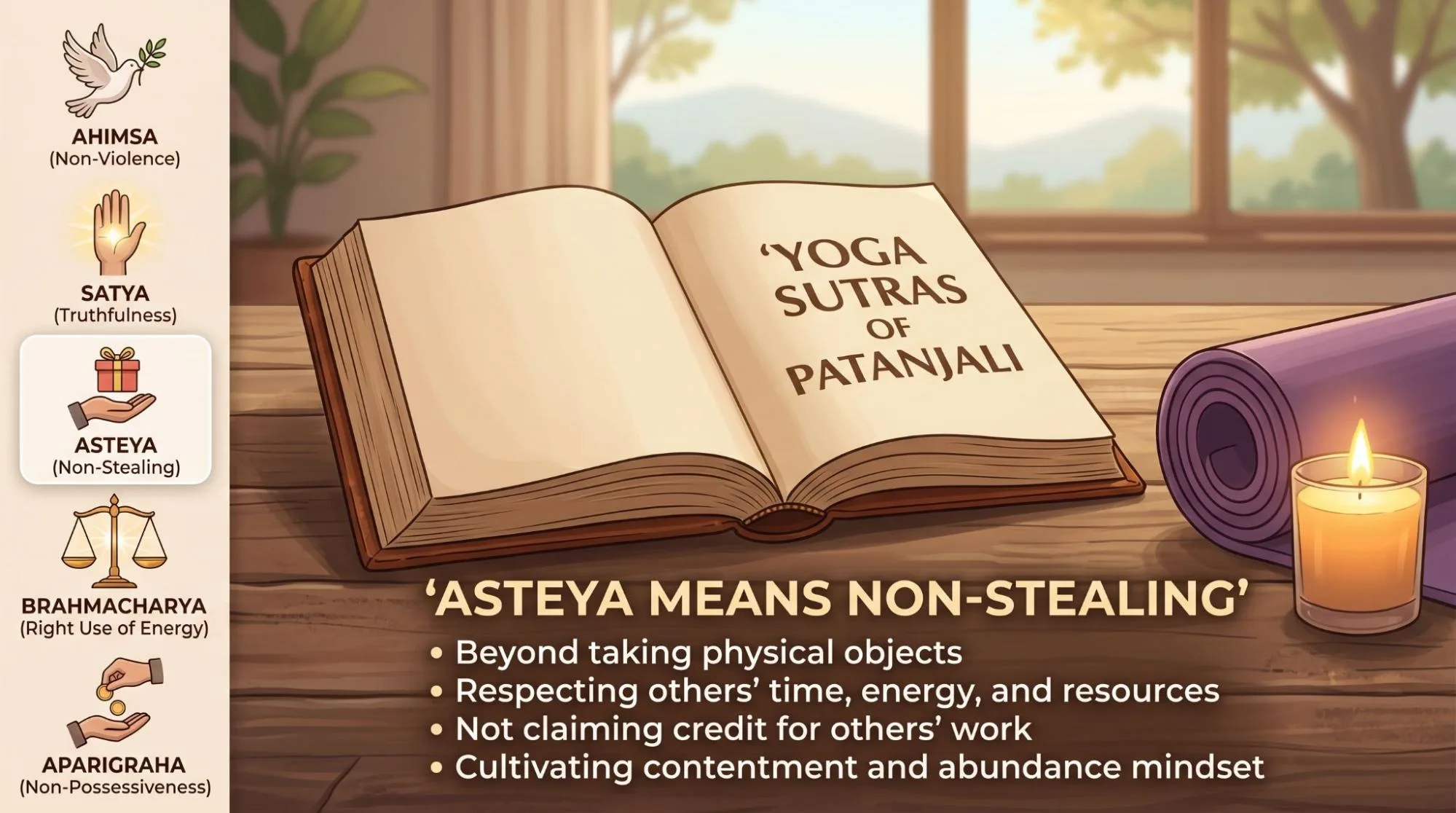 Asteya Meaning Yoga Non Stealing: 8 Daily Ways to Practice It