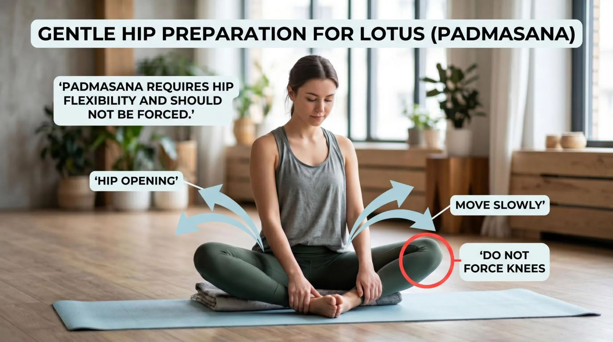 Lotus Pose (Padmasana): Benefits, Steps, and Safety Tips