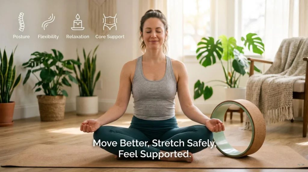 yoga wheel benefits for back pain