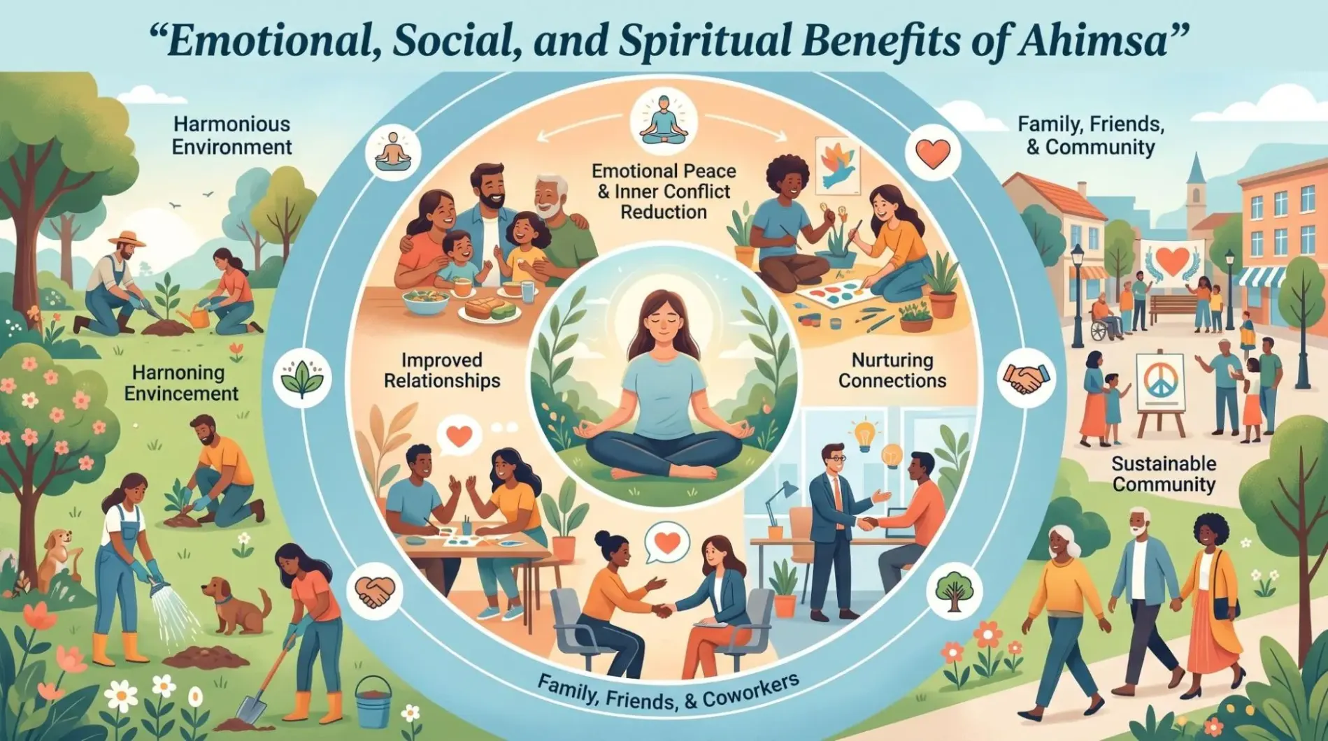 What is ahimsa in yoga non-violence and inner peace guide