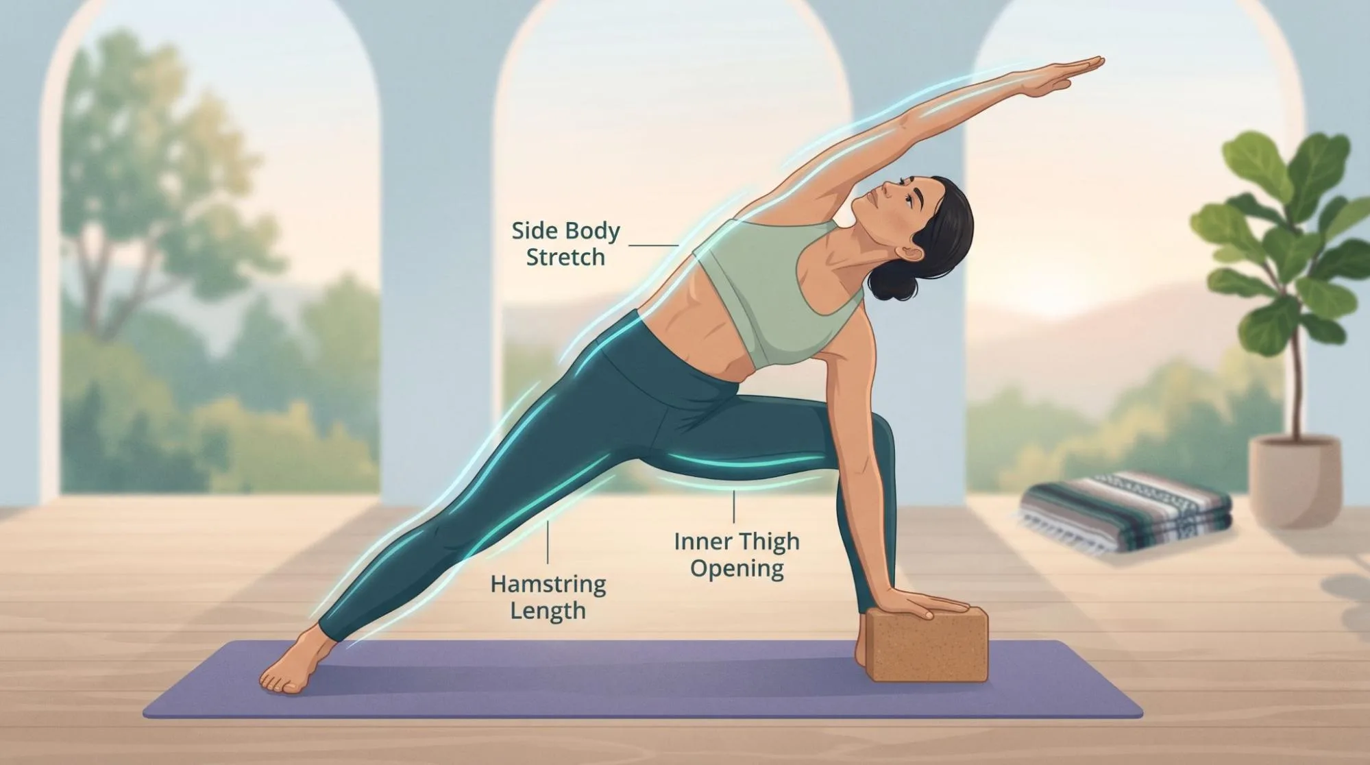 7 Extended Side Angle Pose Benefits for Better Balance