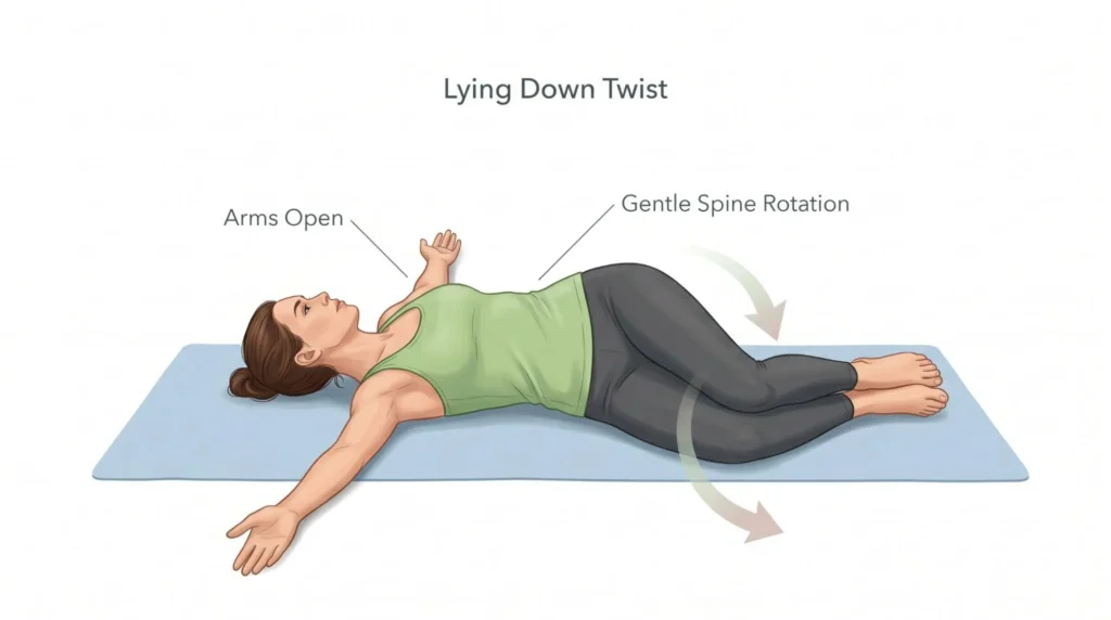Supine Spinal Twist Yoga Benefits: 7 Powerful Benefits
