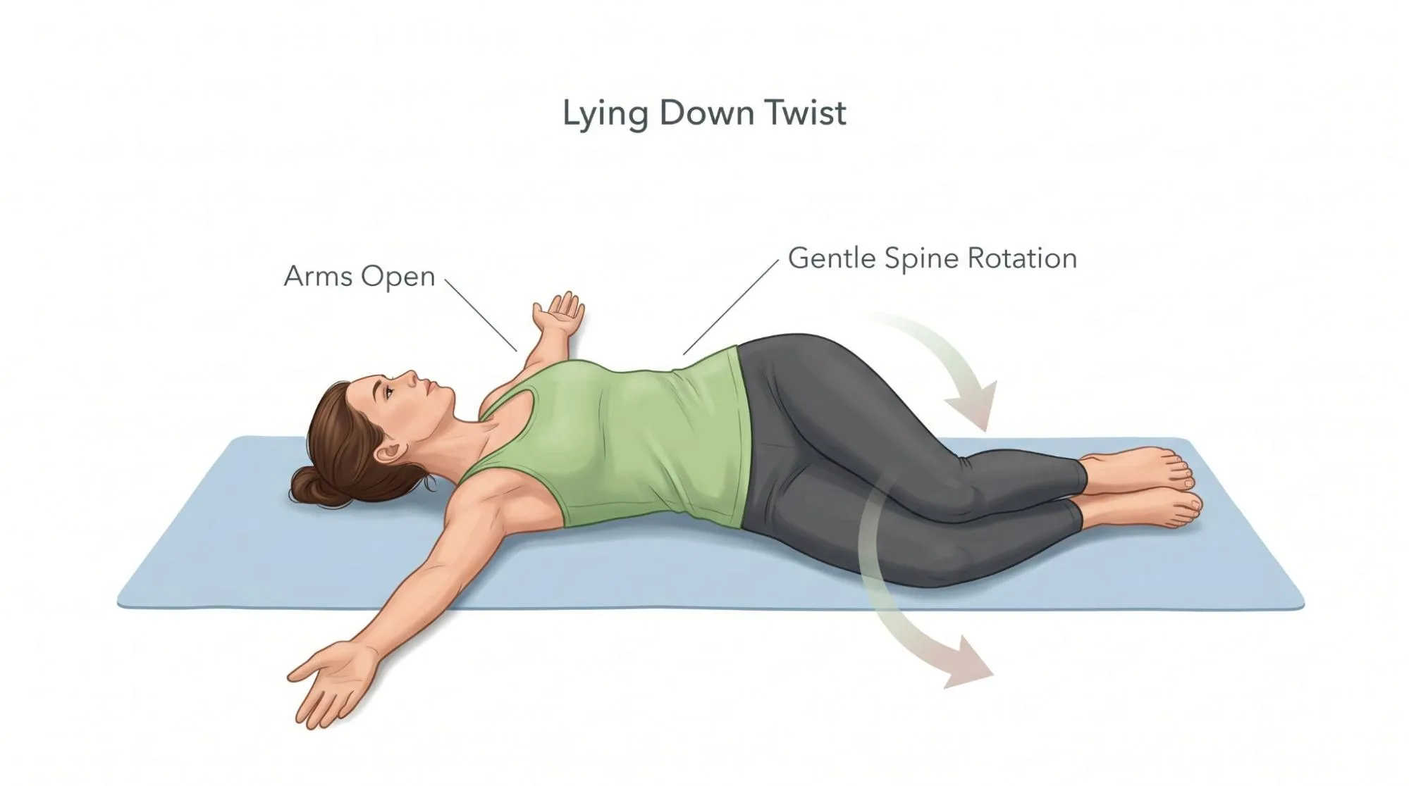Supine Spinal Twist Yoga Benefits: 7 Powerful Benefits