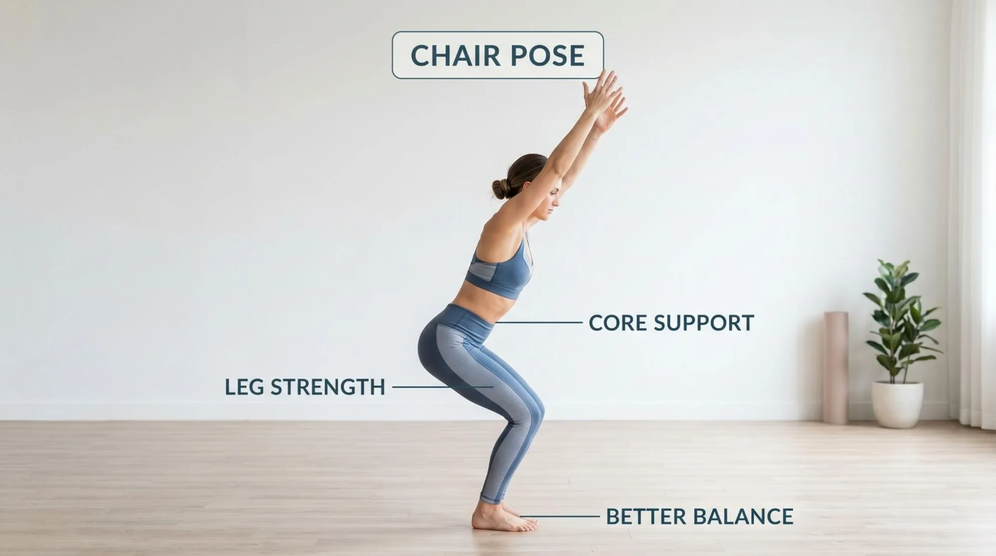 Chair Pose Utkatasana Benefits: 7 Powerful Steps