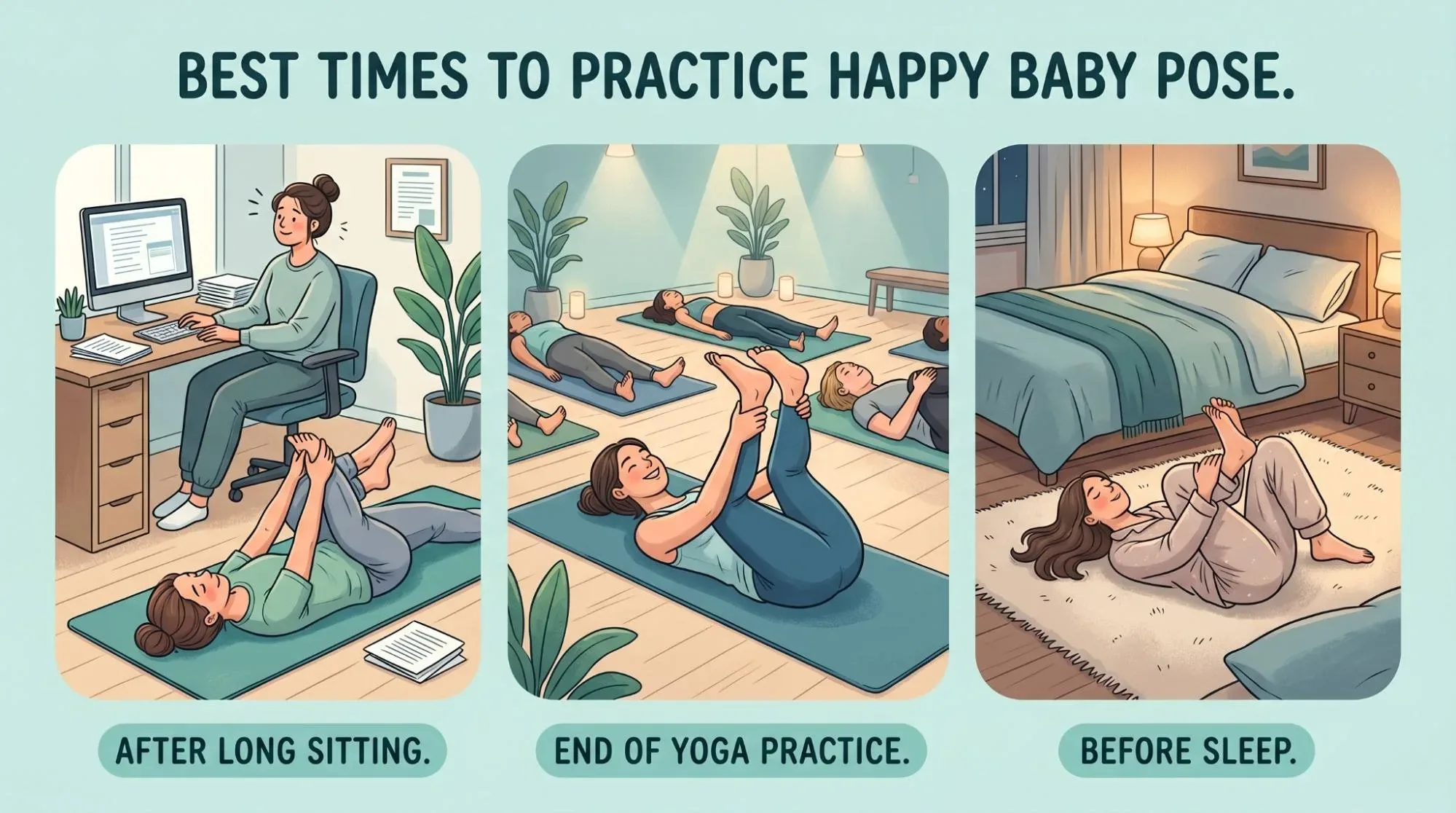 7 Happy Baby Pose Yoga Benefits for Beginners
