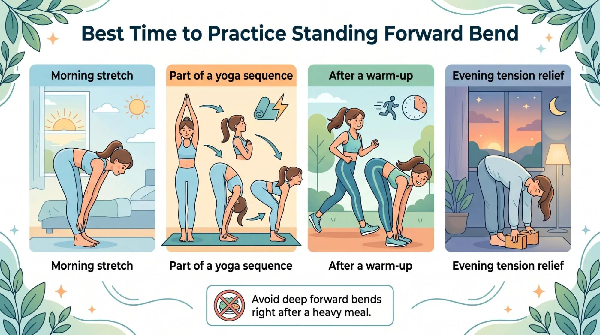 7 Powerful Standing Forward Bend Uttanasana Benefits