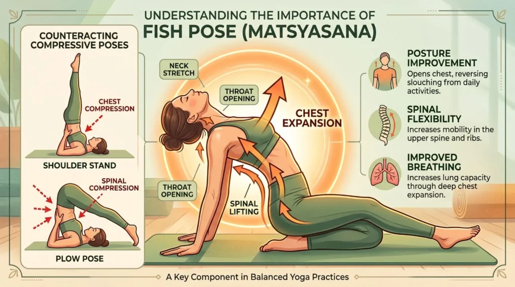 Fish Pose Benefits & Step-by-Step Guide | Yoga Points