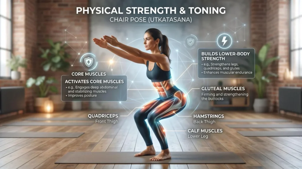 Chair Pose Utkatasana Benefits: 7 Powerful Steps