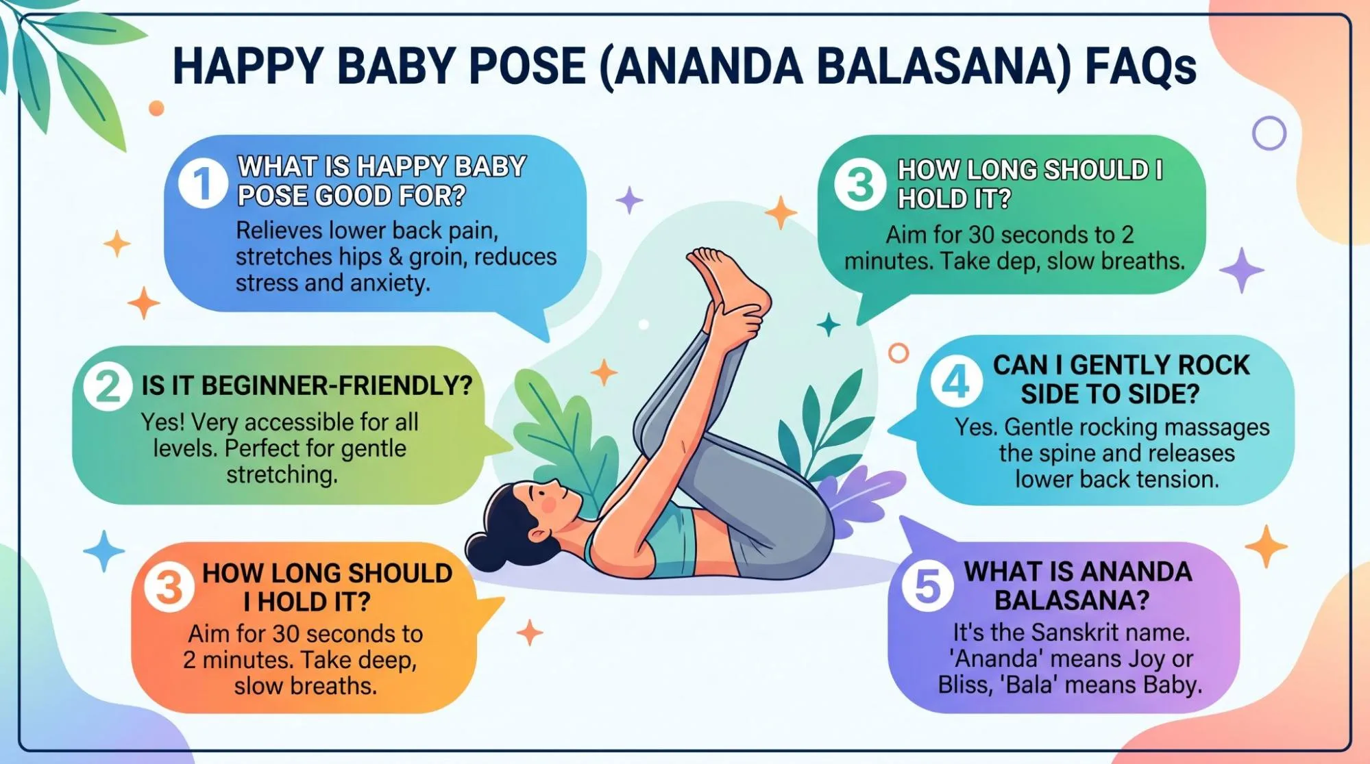 7 Happy Baby Pose Yoga Benefits for Beginners