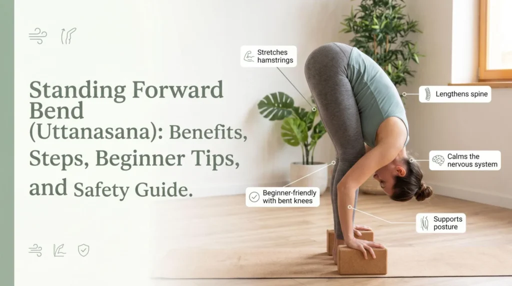 7 Powerful Standing Forward Bend Uttanasana Benefits
