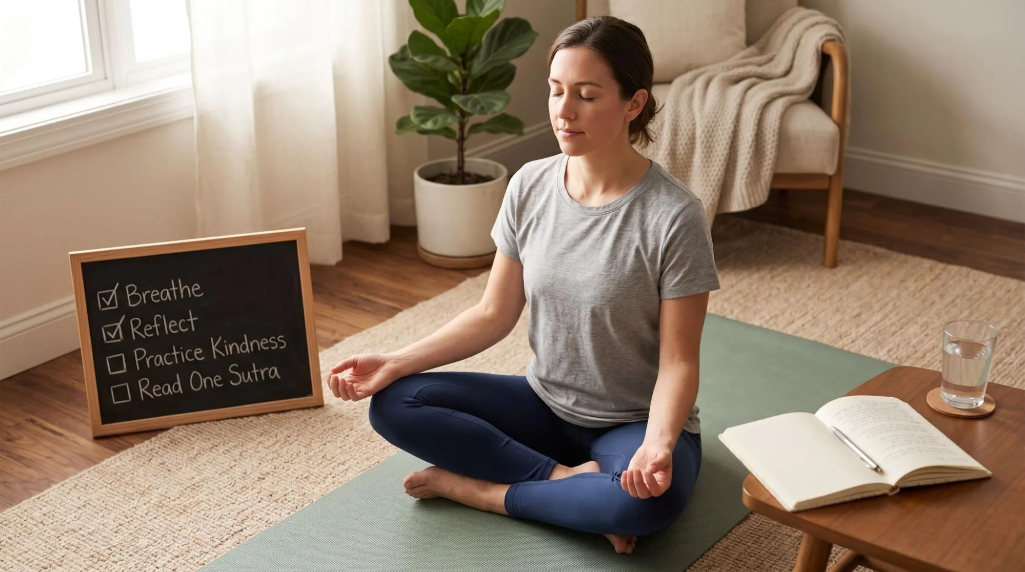 7 Powerful Patanjali Yoga Sutras for Beginners: Meaning & Practice