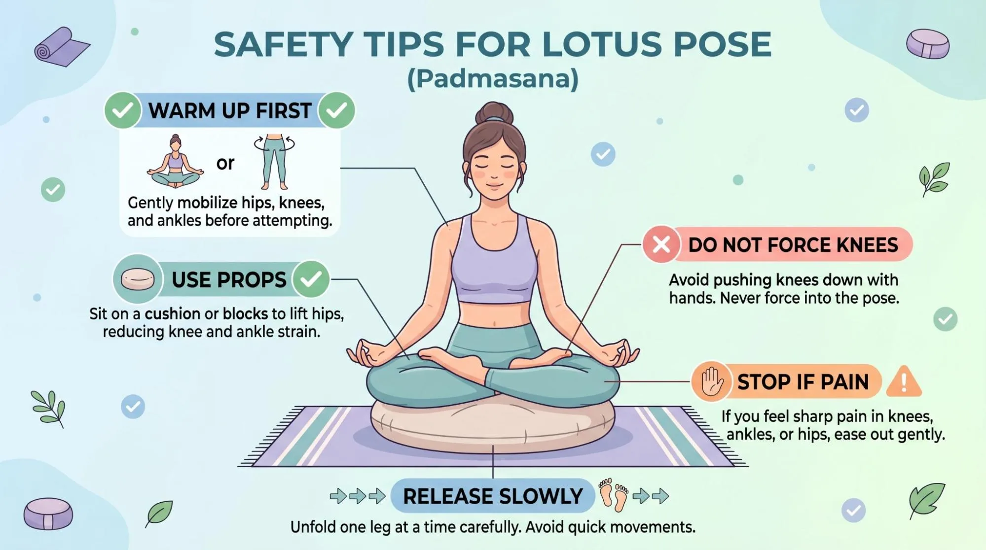 Lotus Pose (Padmasana): Benefits, Steps, and Safety Tips