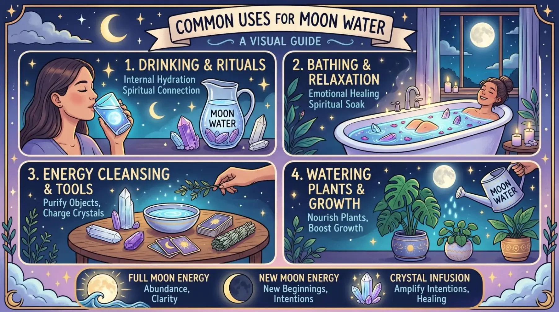 Moon Water benefits and how to make it
