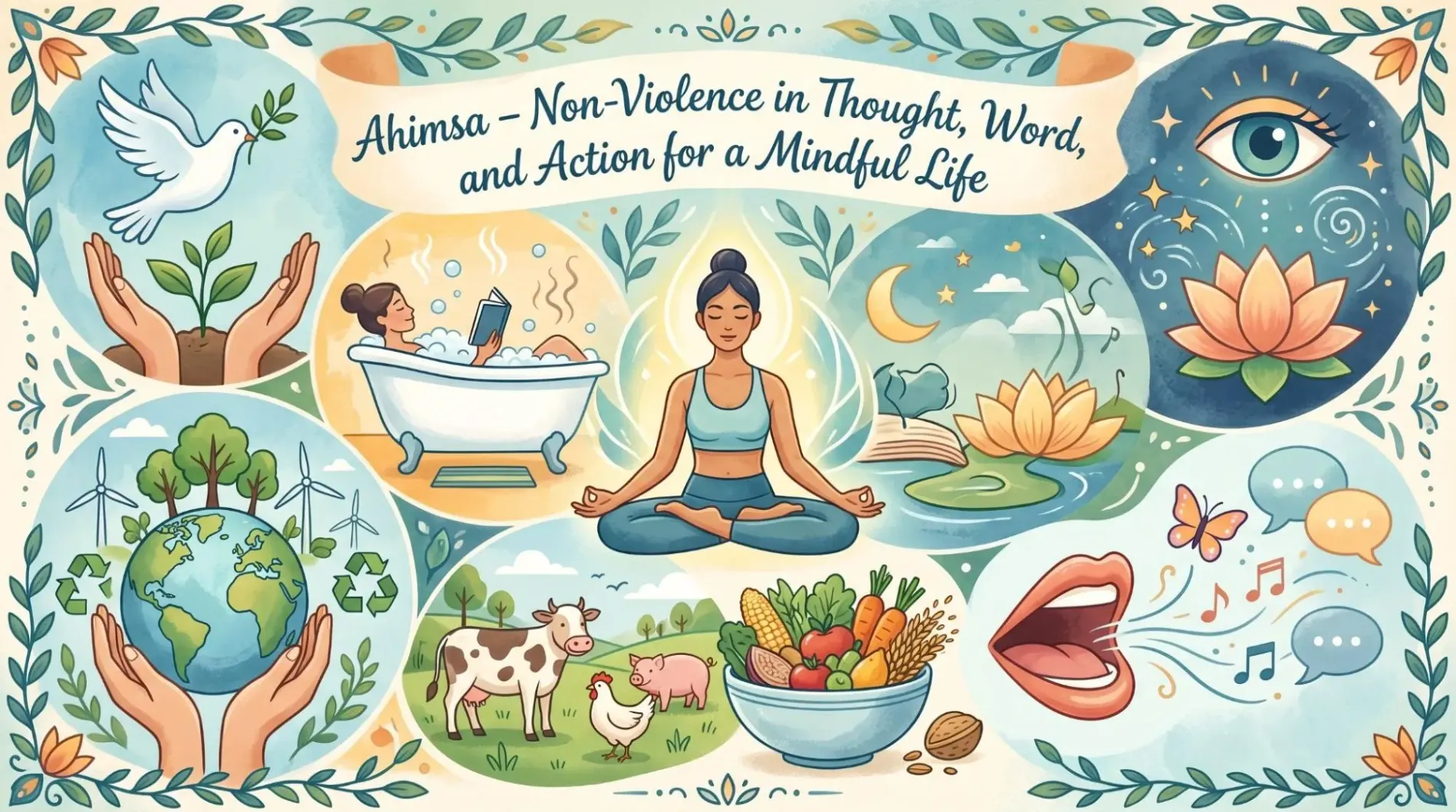 What is ahimsa in yoga non-violence and inner peace guide