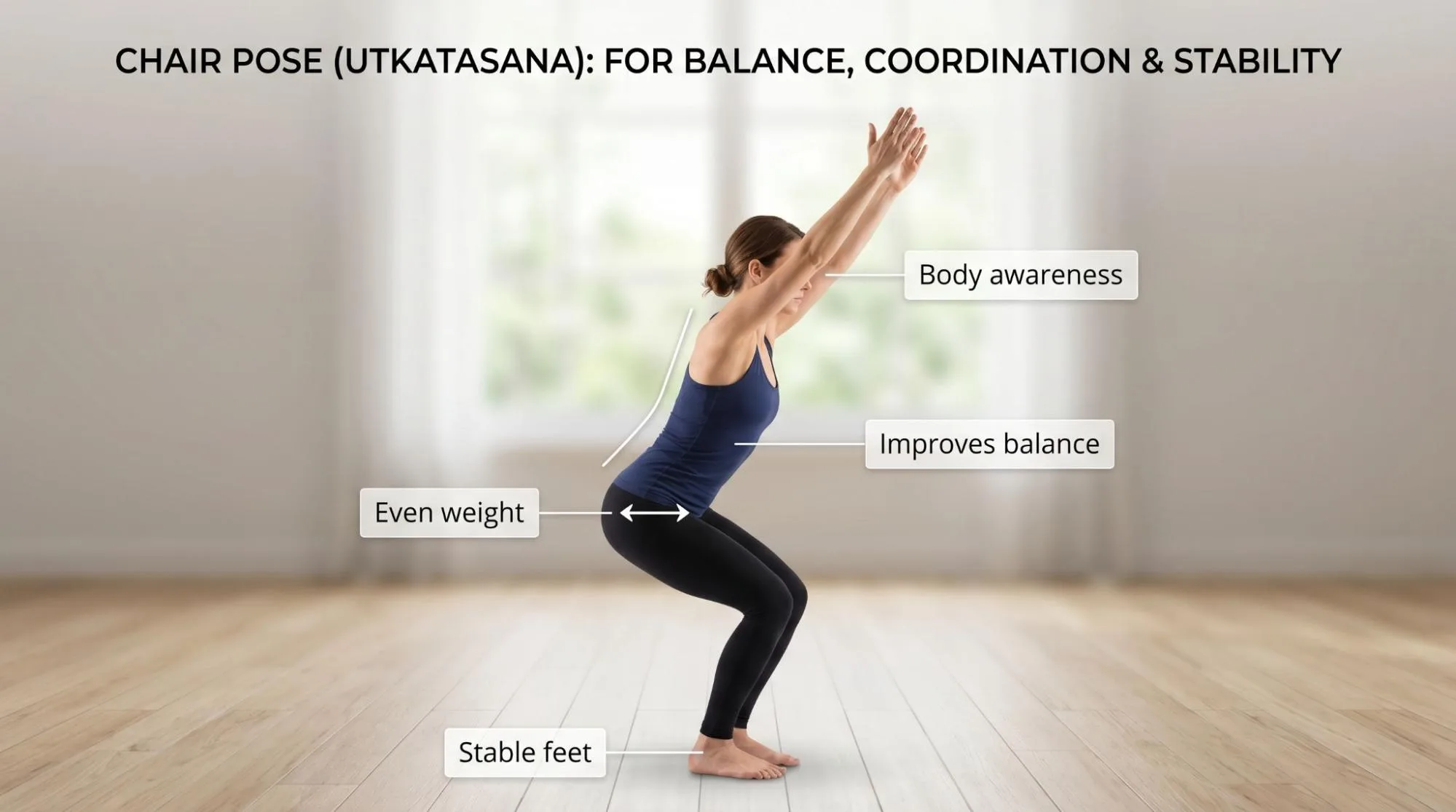 Chair Pose Utkatasana Benefits: 7 Powerful Steps