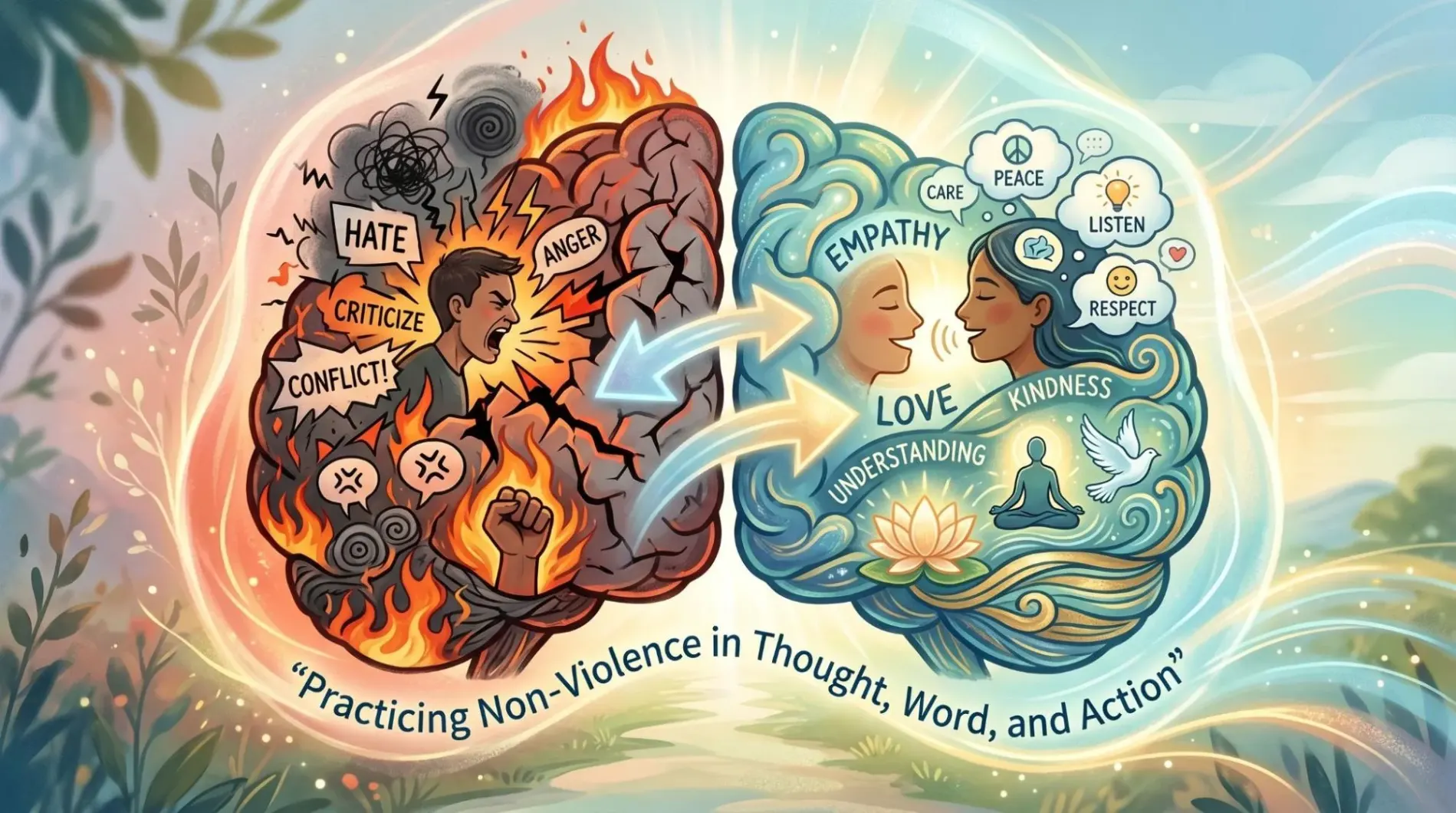 What is ahimsa in yoga non-violence and inner peace guide