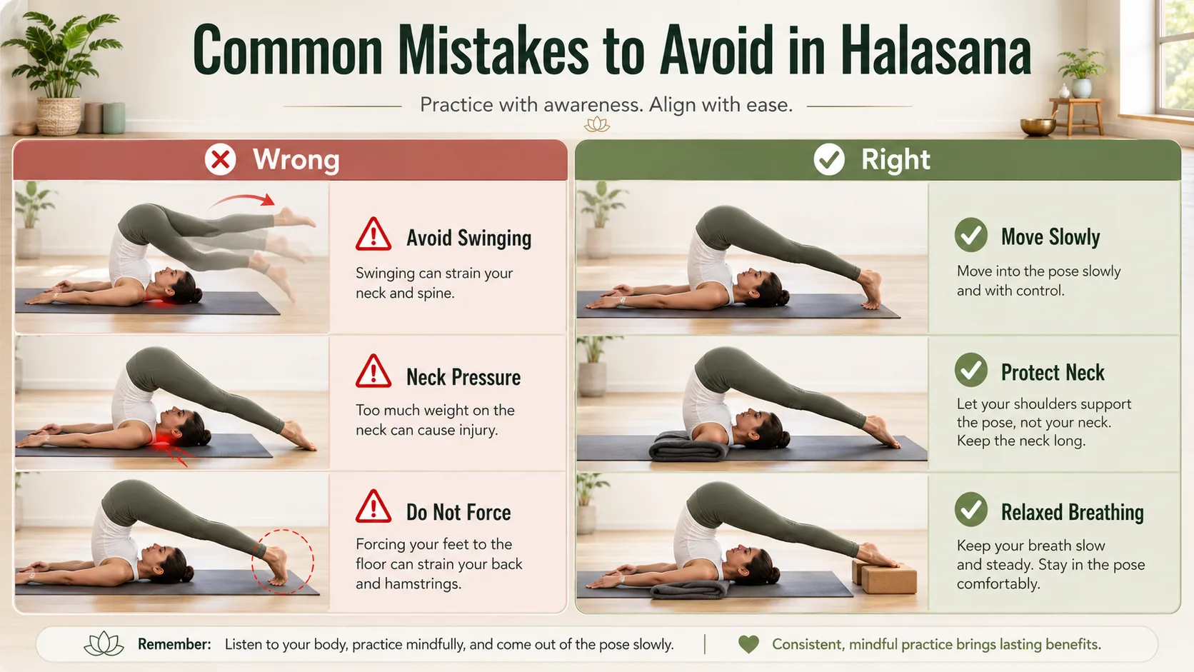 Plow Pose Halasana Step by Step Guide: 8 Safe Tips