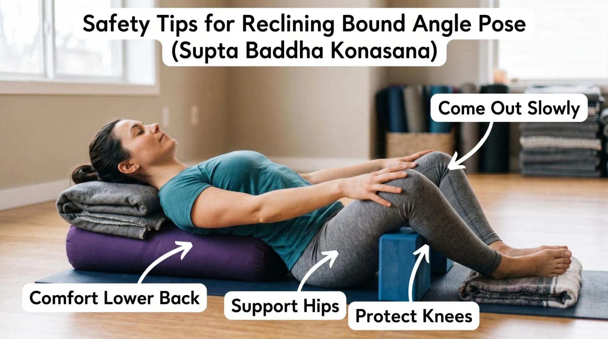 7 Powerful Reclining Bound Angle Pose Benefits Yoga Guide
