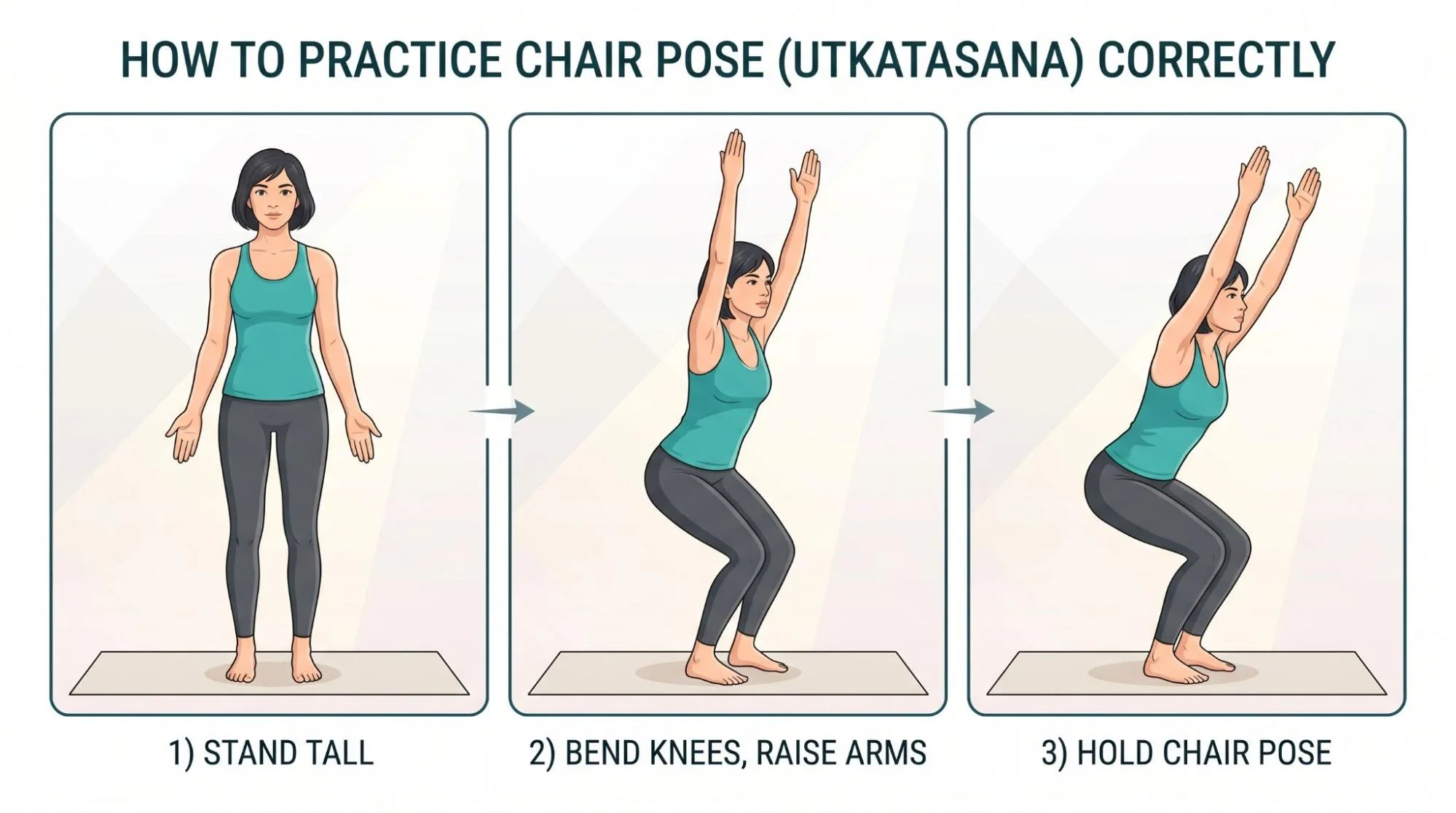 Chair Pose Utkatasana Benefits: 7 Powerful Steps