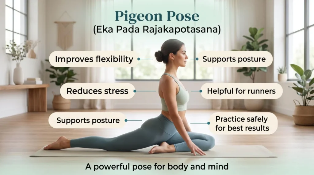 Pigeon Pose (Eka Pada Rajakapotasana) Complete Guide | Yoga Points