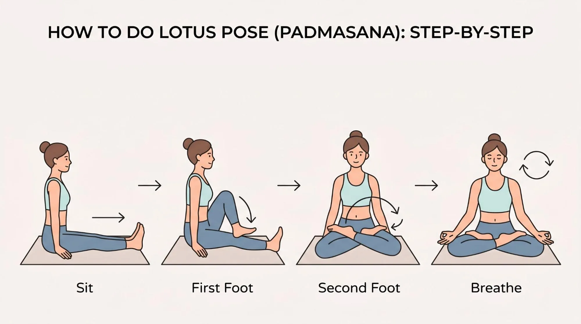 Lotus Pose (Padmasana): Benefits, Steps, and Safety Tips