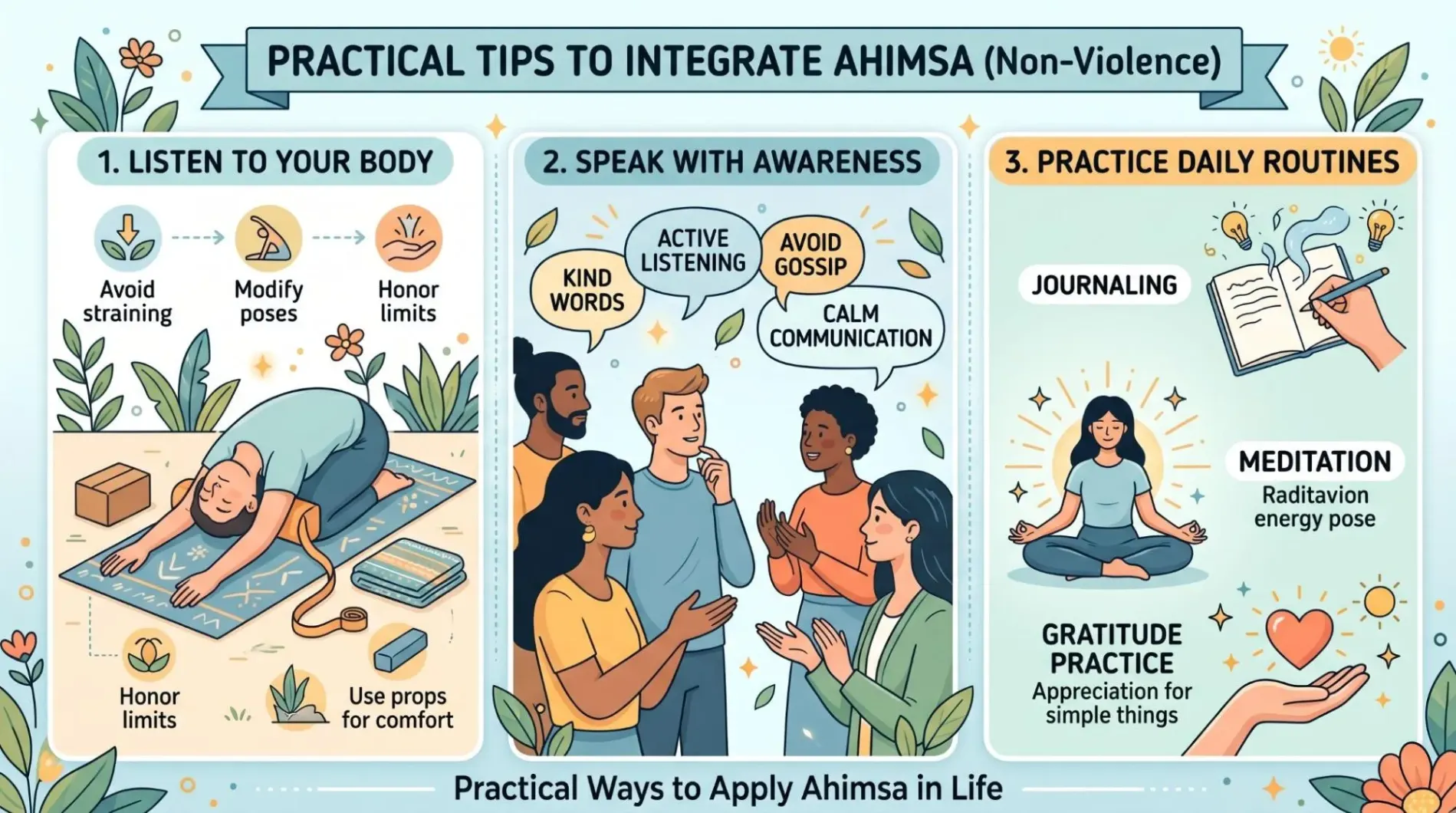 What is ahimsa in yoga non-violence and inner peace guide
