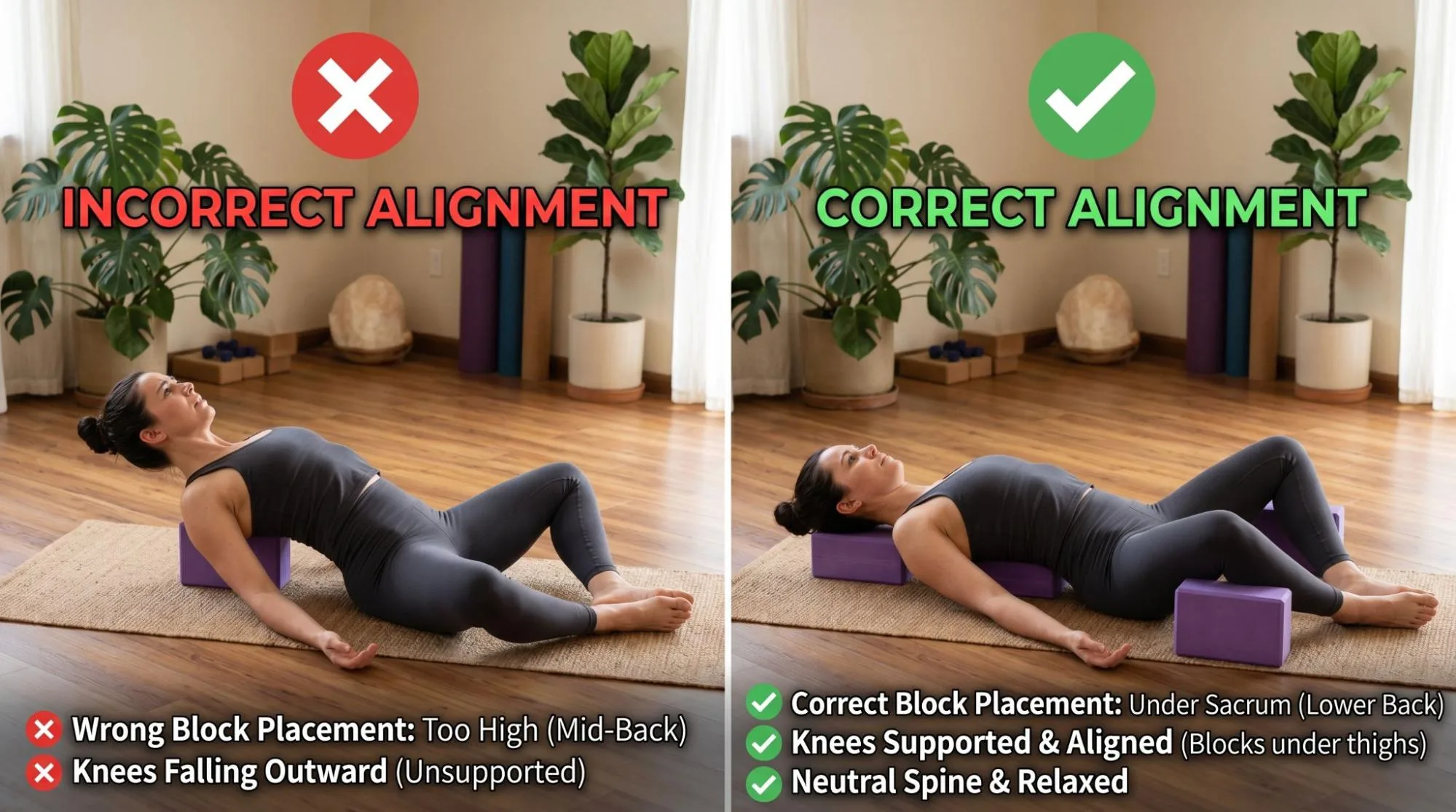 7 Supported Bridge Pose With Block Benefits: Simple Yoga Guide