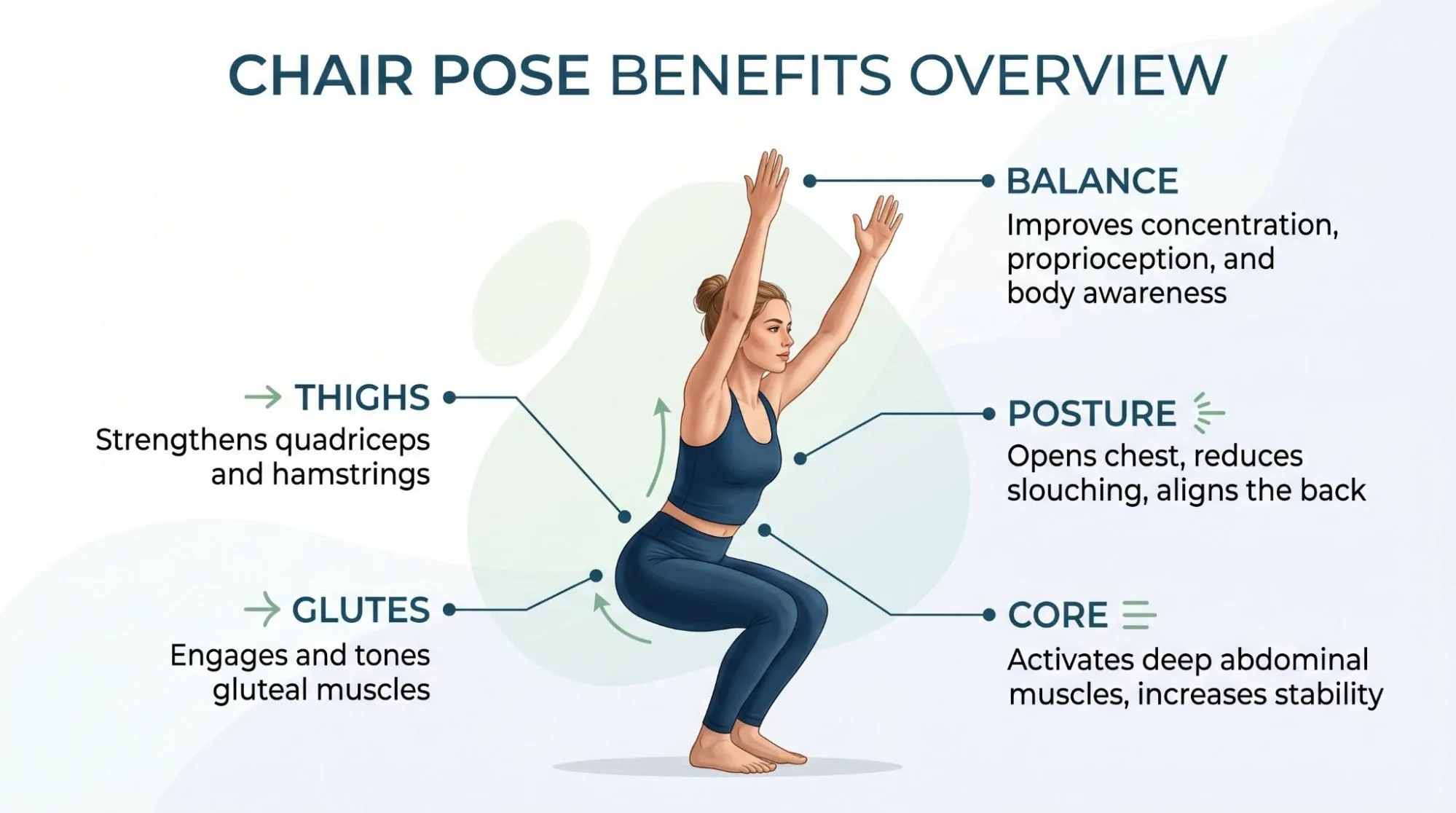 Chair Pose Utkatasana Benefits: 7 Powerful Steps