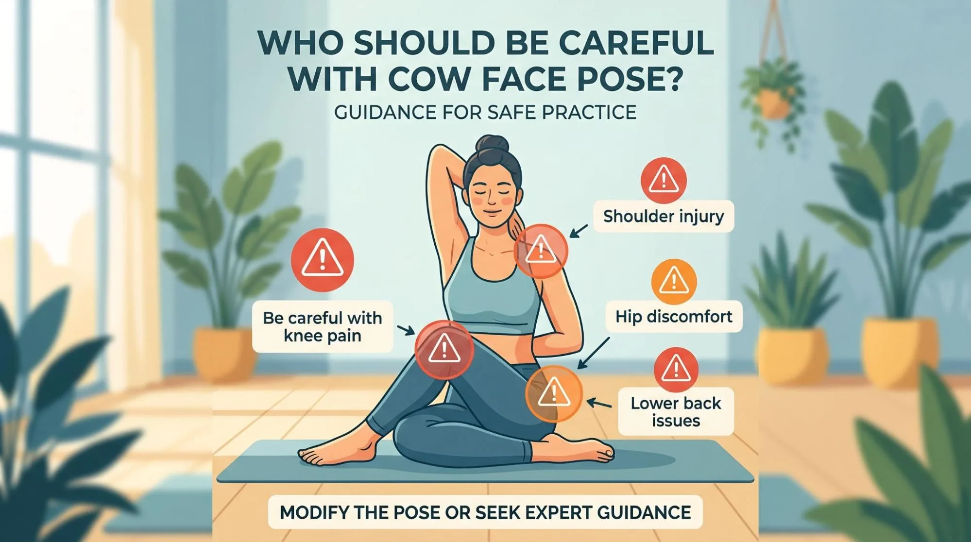 7 Powerful Cow Face Pose Yoga Benefits