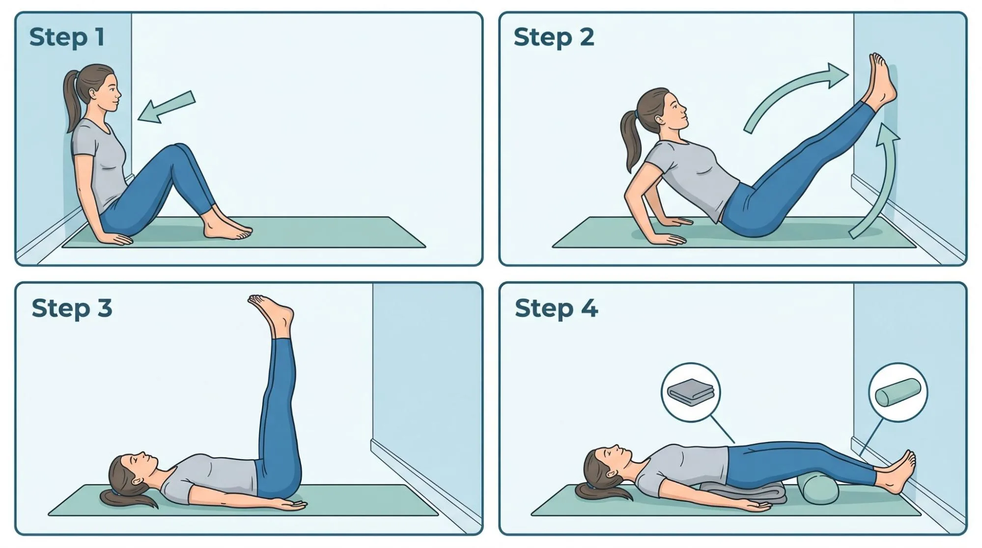 Legs Up the Wall Pose benefits for relaxation and blood flow