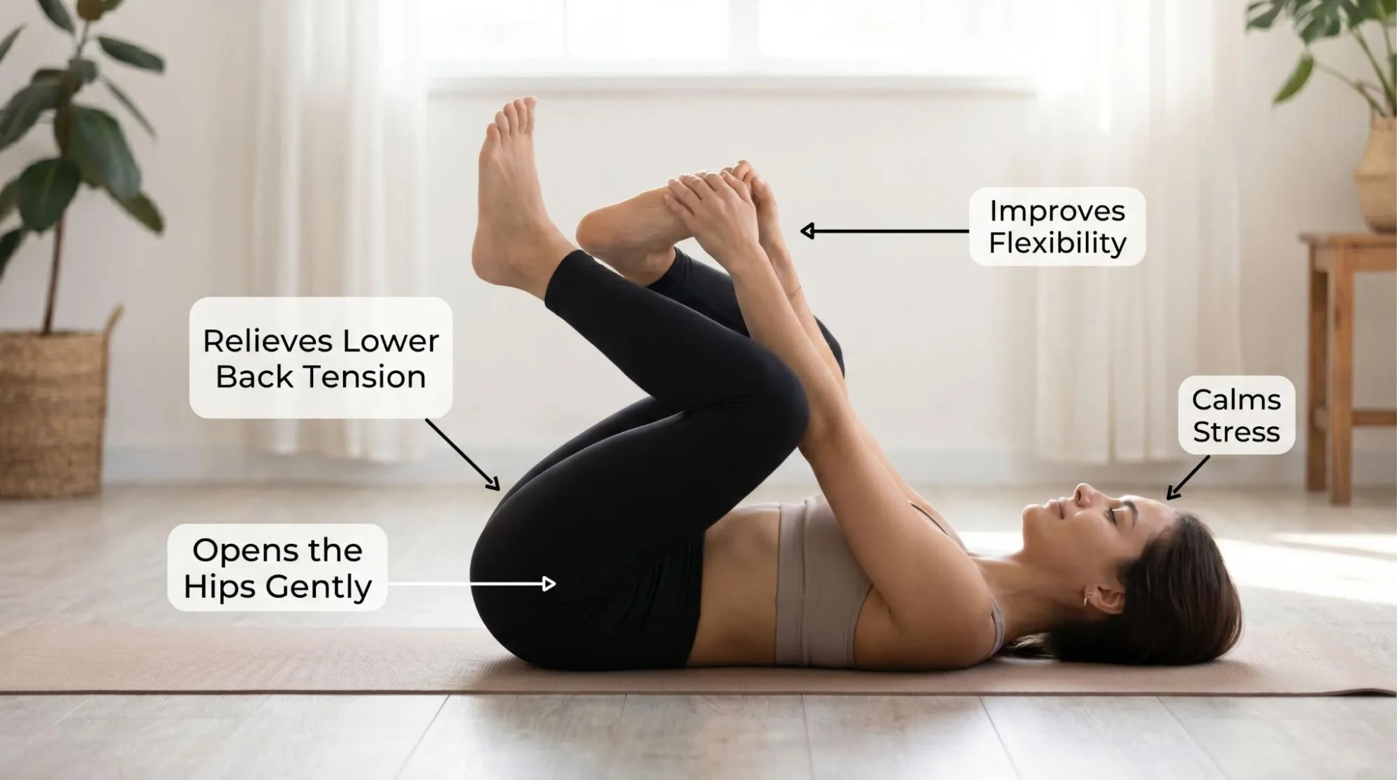 7 Happy Baby Pose Yoga Benefits for Beginners