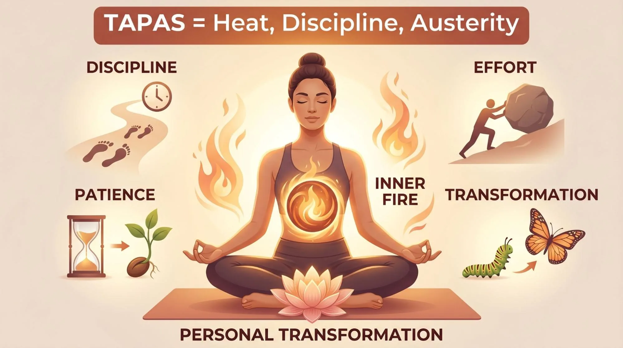 Tapas Yoga Meaning Self Discipline: 7 Simple Ways to Build Inner Fire