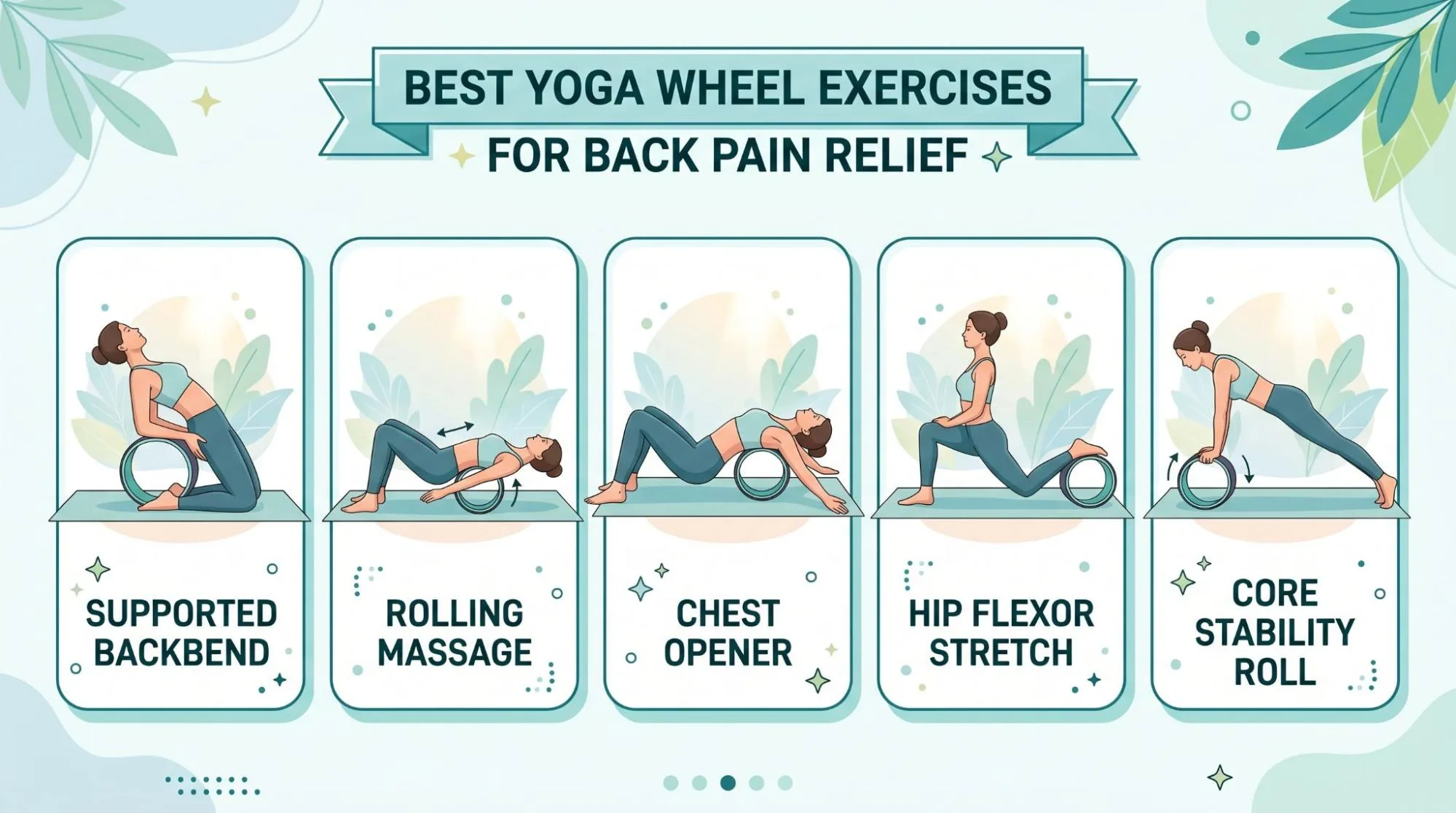 yoga wheel benefits for back pain