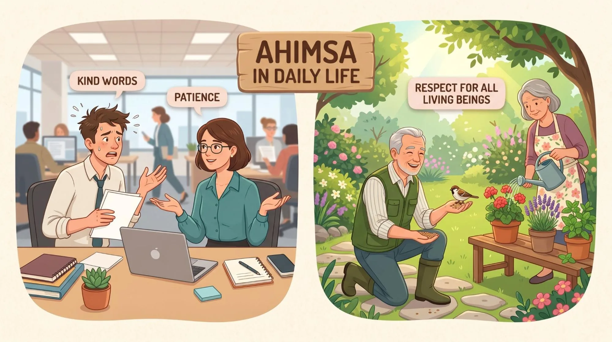 What is ahimsa in yoga non-violence and inner peace guide