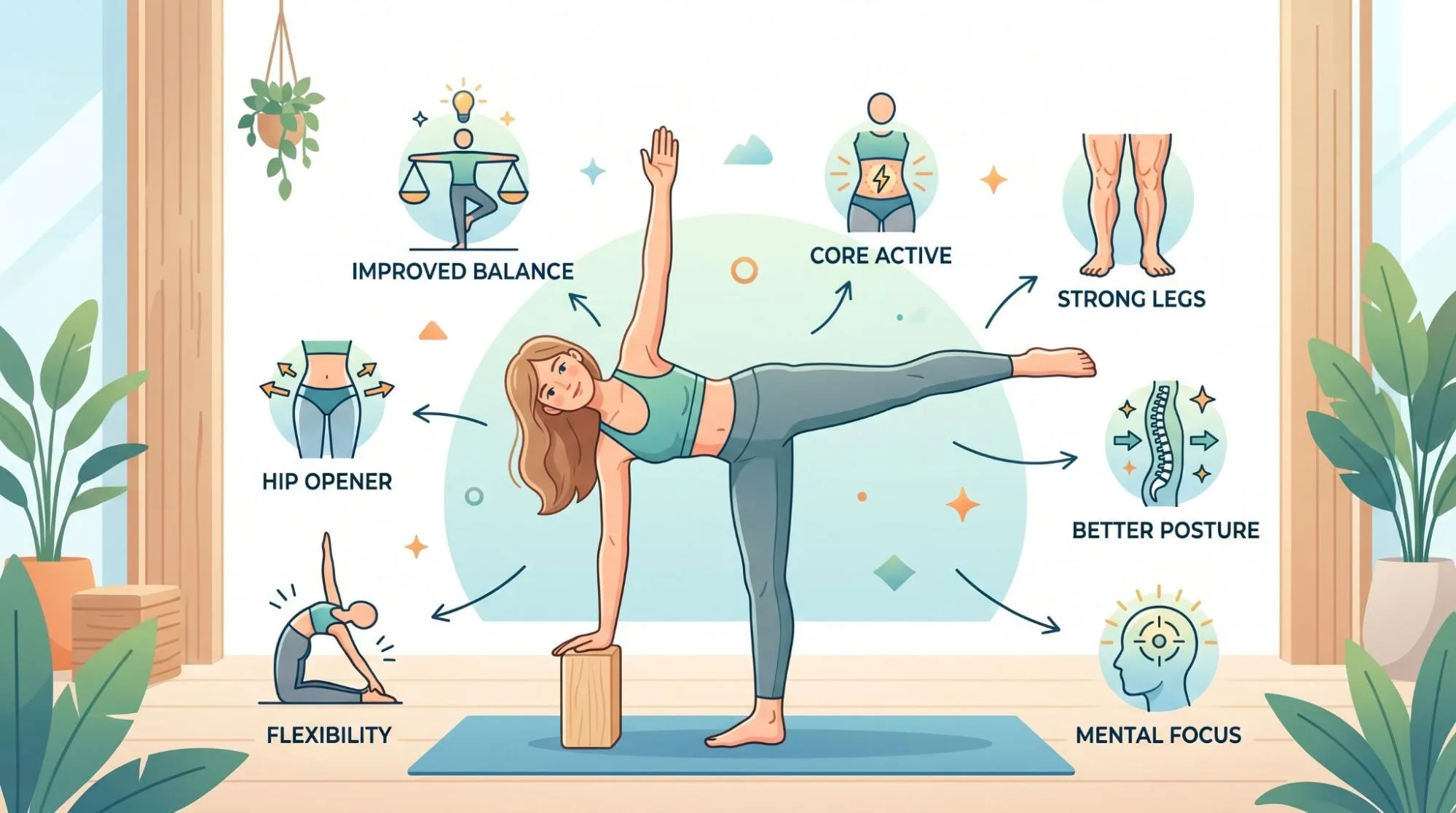 7 Half Moon Pose Benefits for Beginners: Easy Guide